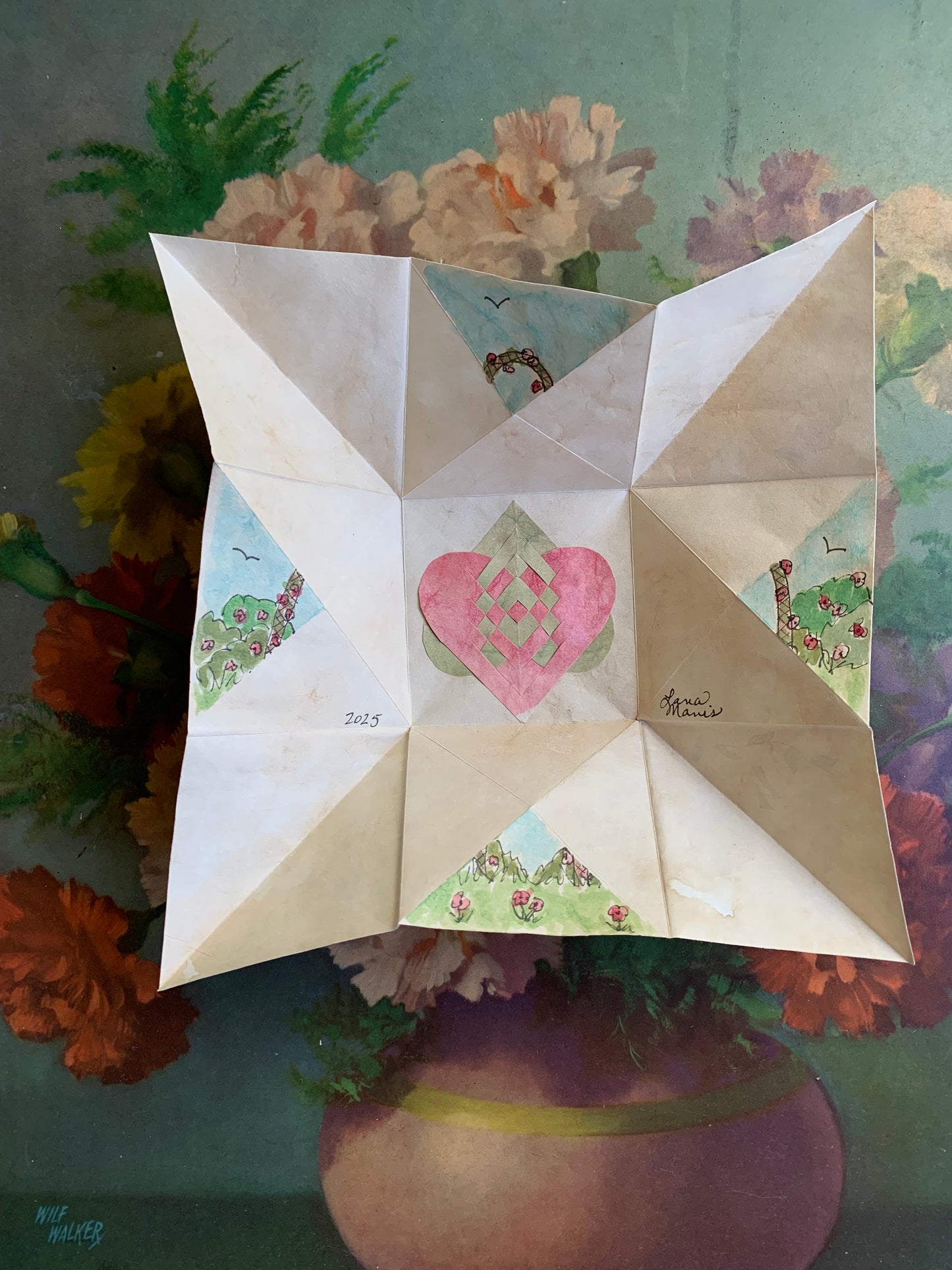 Puzzle Purse Valentine - Fortune's Wreath