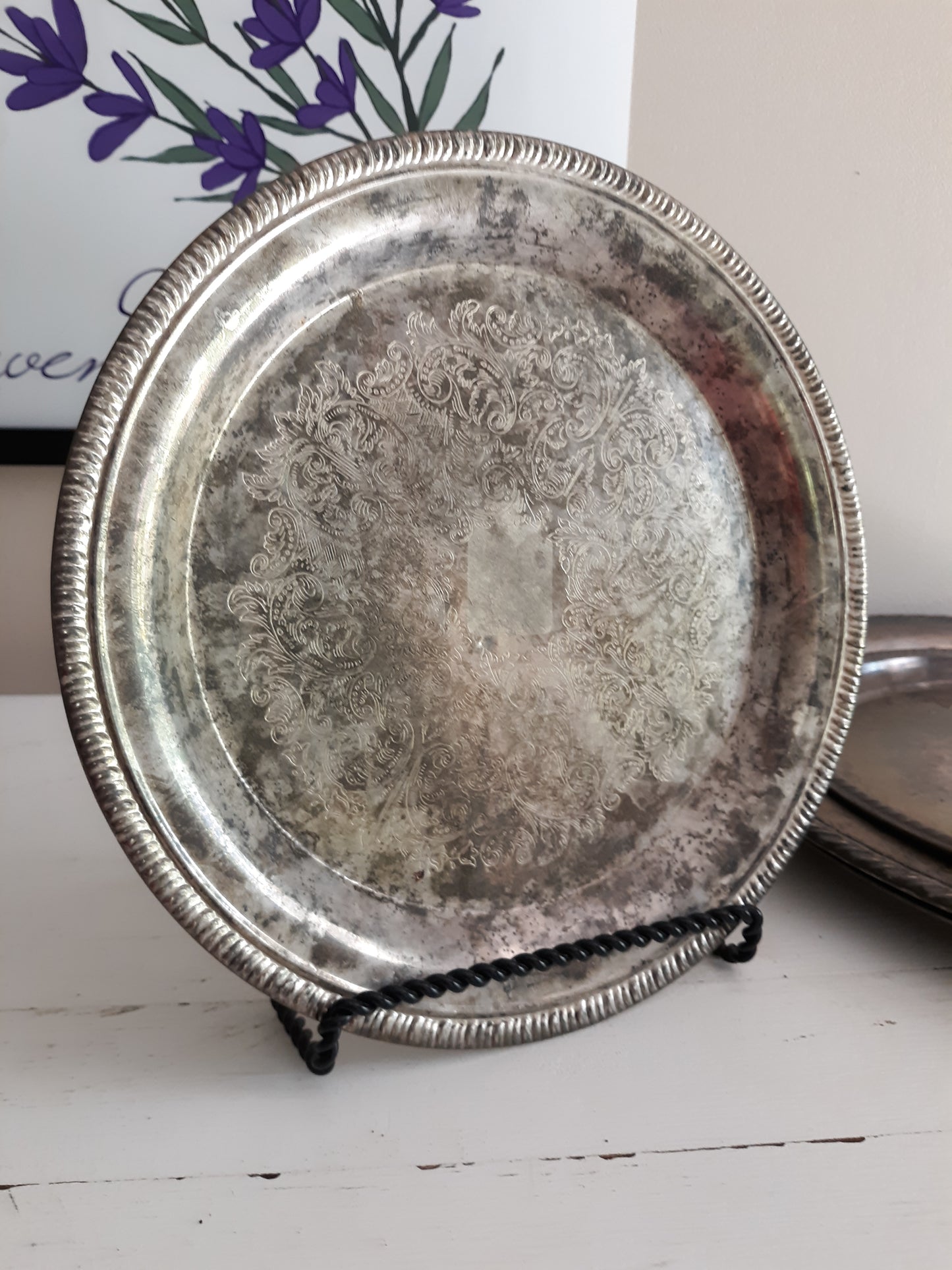 Vintage Silver Plate Tray / Platter