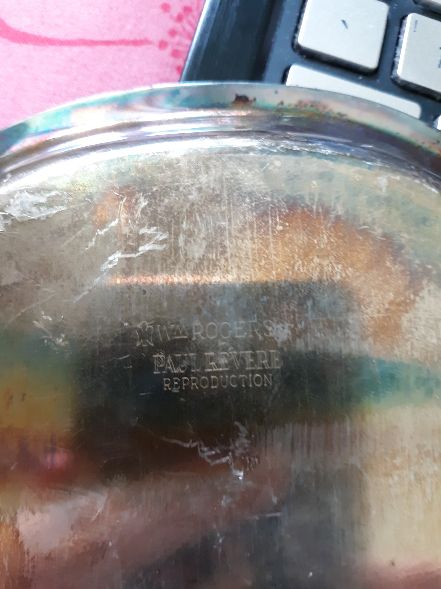 Vintage Silver Plate Tray