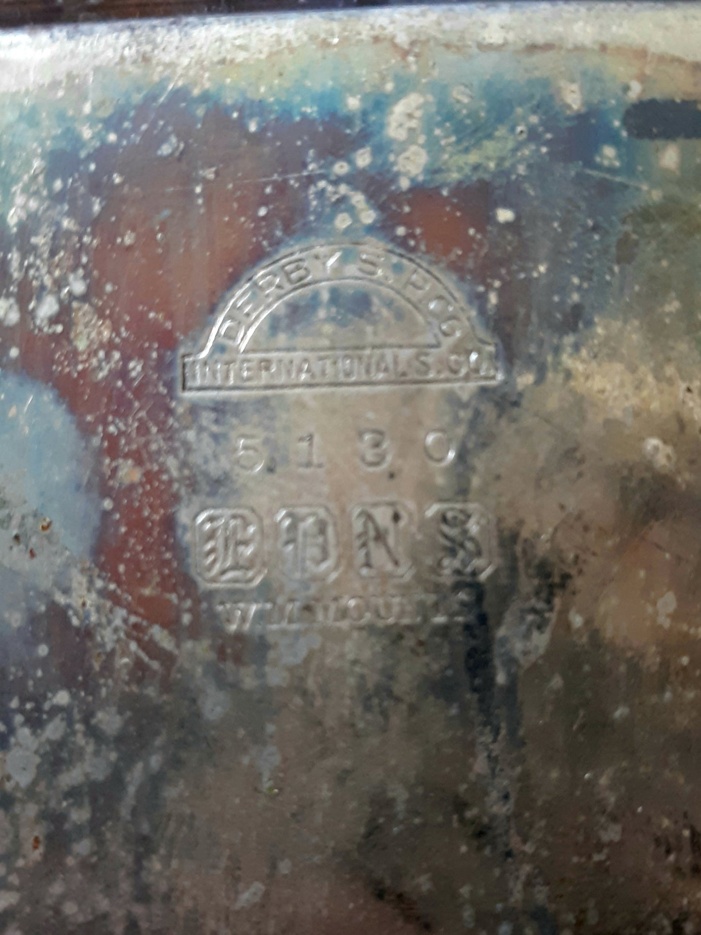 Vintage Octagonal Silver Plate Tray