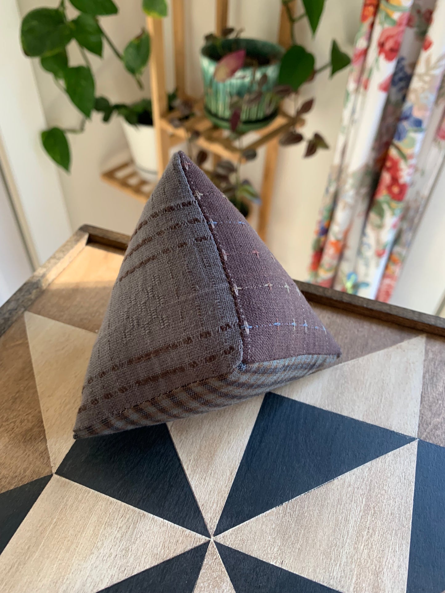 Triangle Pincushion / Bowl Filler / Ornament