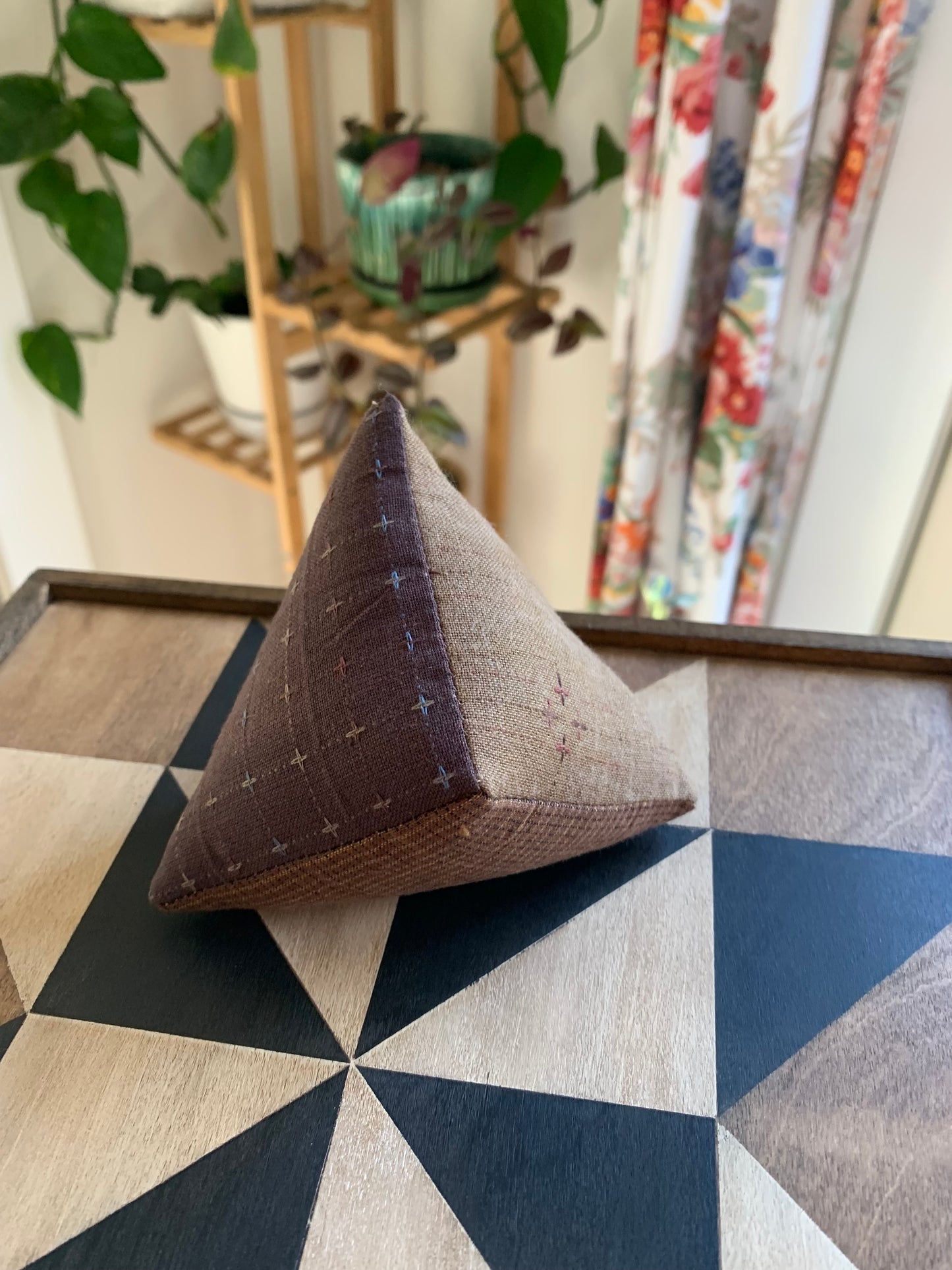 Triangle Pincushion / Bowl Filler / Ornament