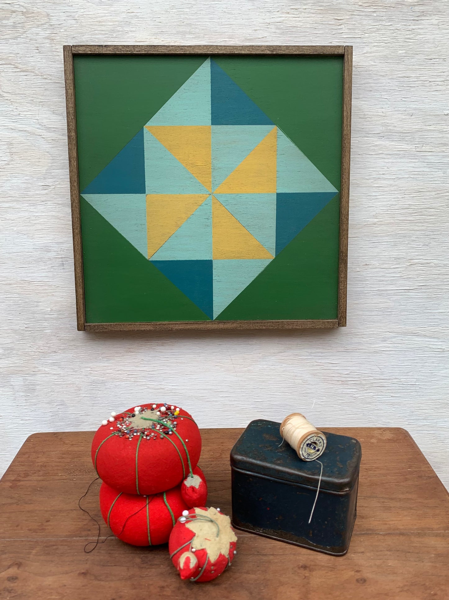 Barn Quilt Wall Art - Double Quartet