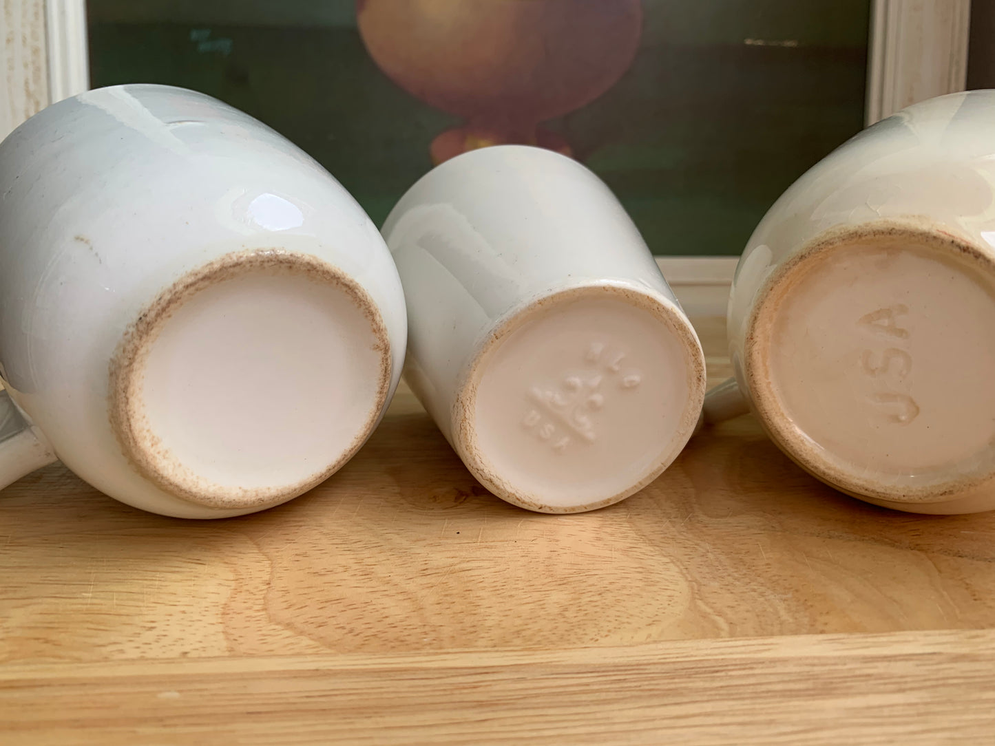 3 Vintage Coffee Cups / Mugs