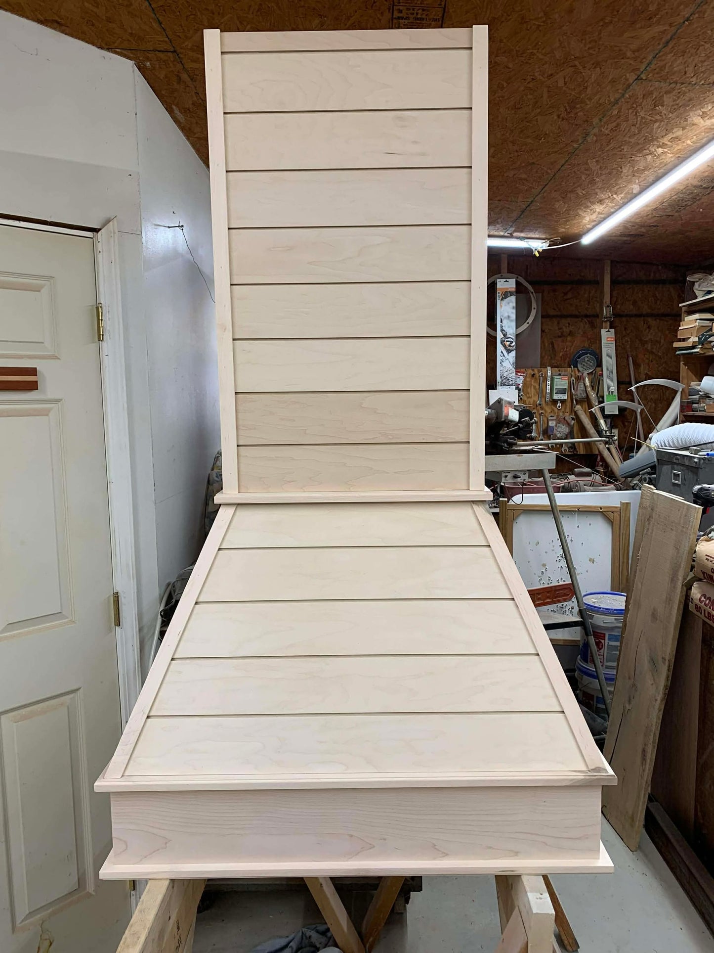 Custom Handcrafted Range Cover - Style: Shiplap / Traditional Chimney