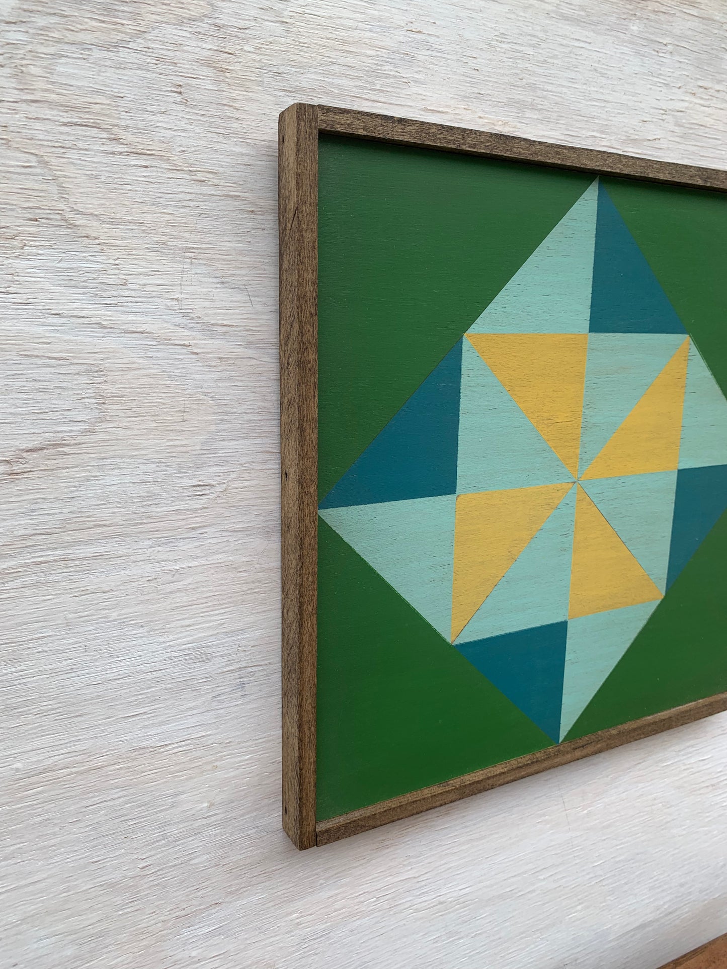 Barn Quilt Wall Art - Double Quartet