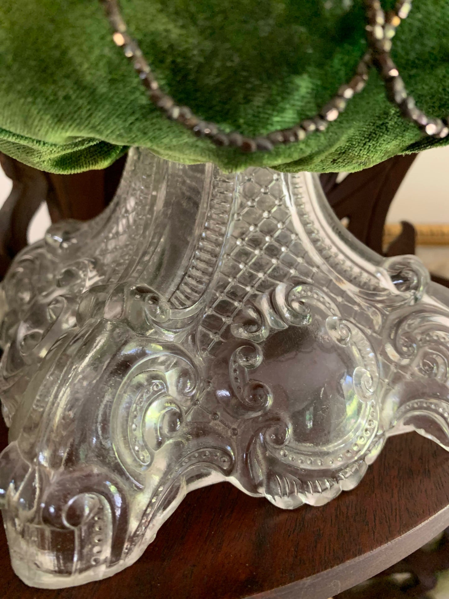 Large Victorian Beaded Velvet Make Do