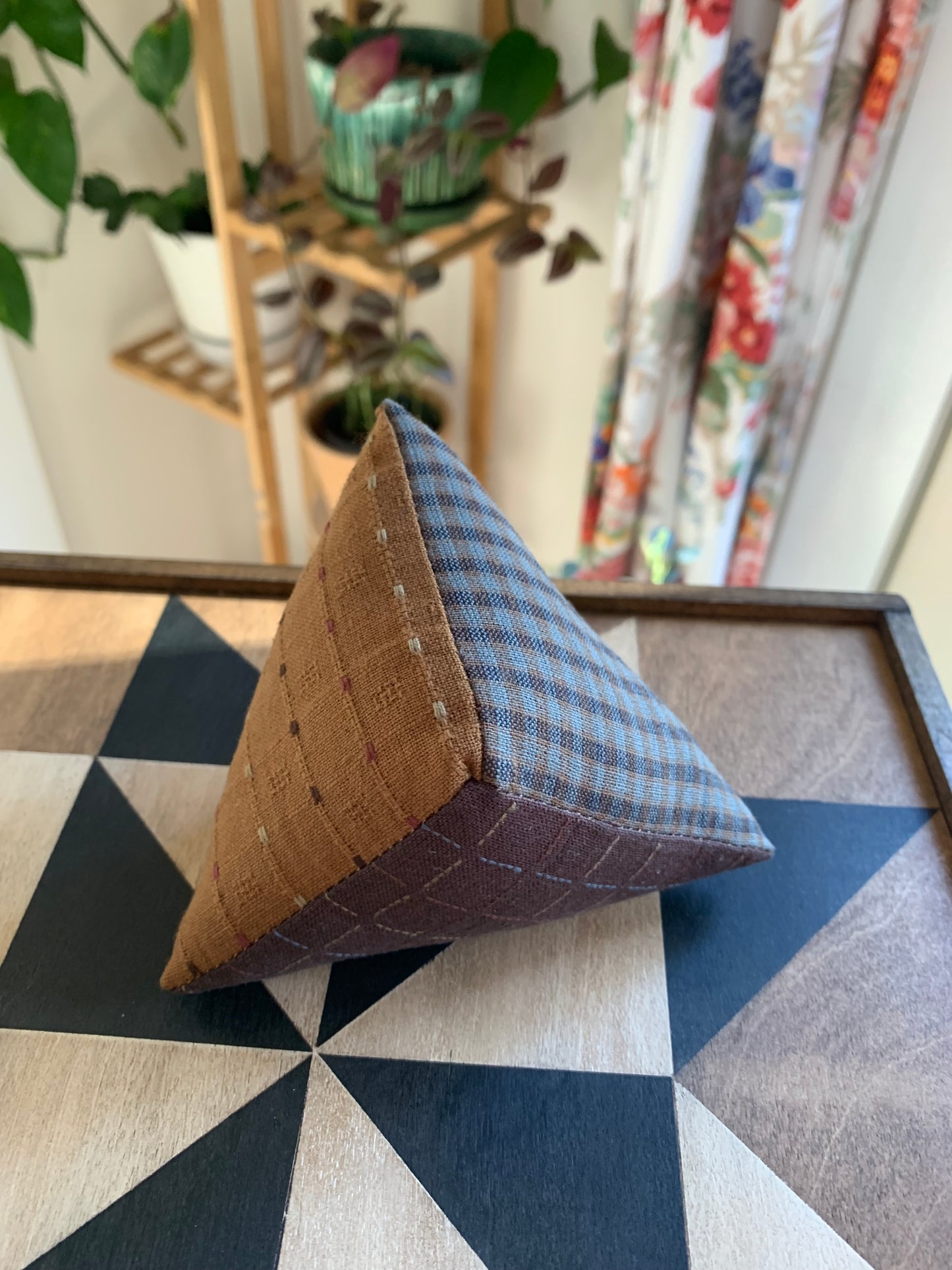 Triangle Pincushion / Bowl Filler / Ornament