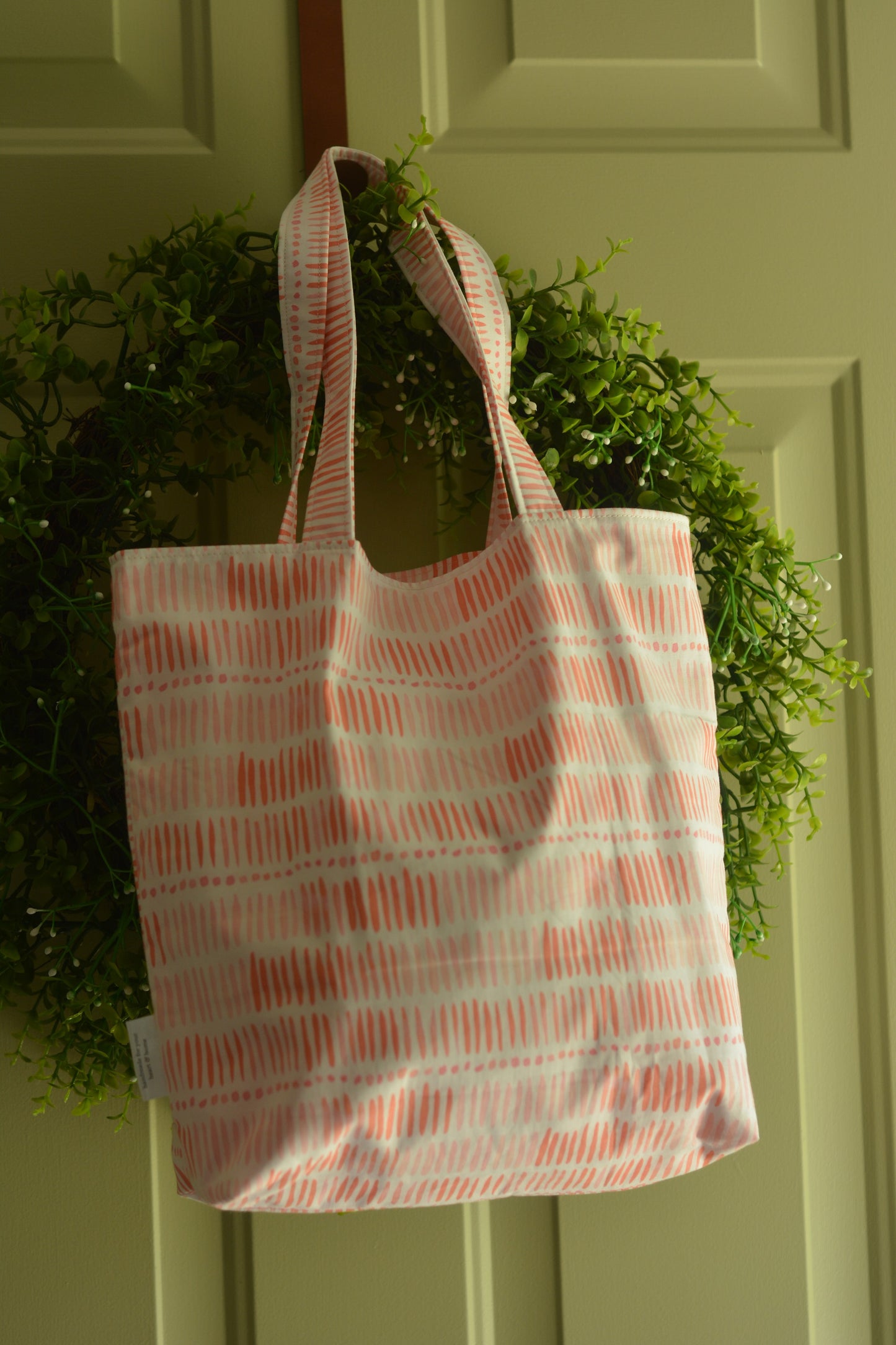 Honeysuckle Floral Market Tote Bag