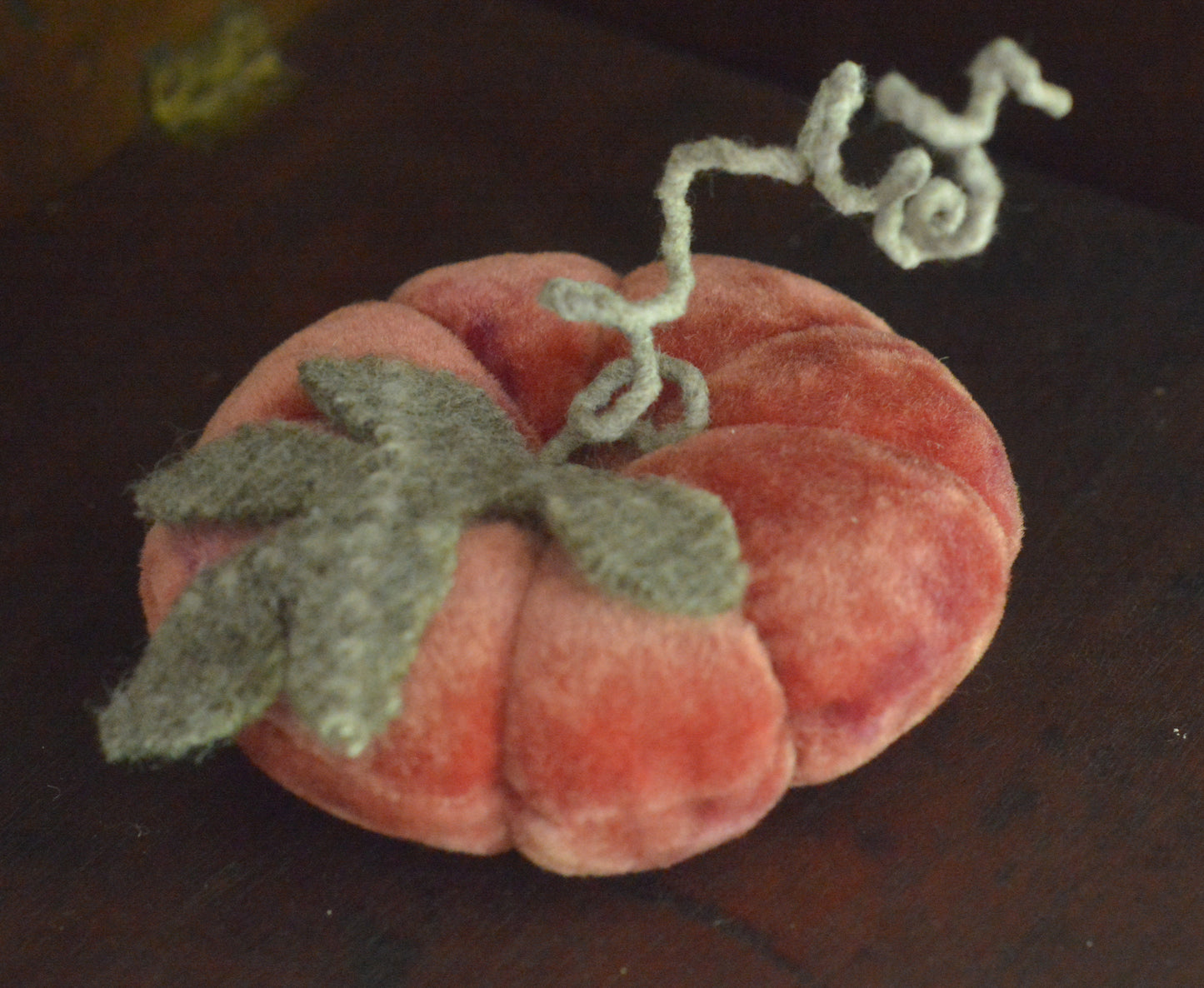 Vintage Velvet Pumpkins - Dark Rosy Wine