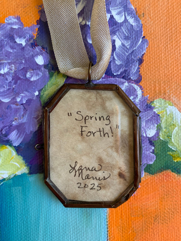 Spring Forth Papercut Folk Art Ornament