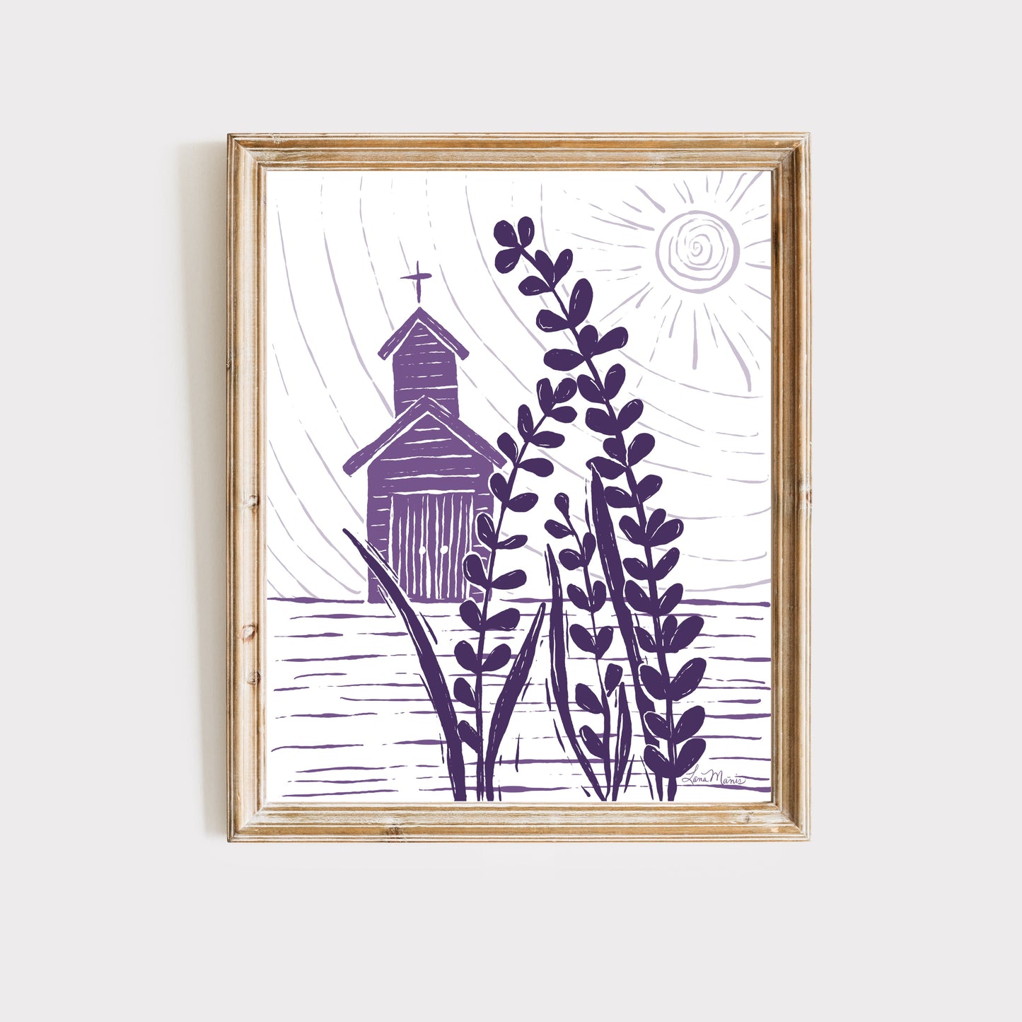 Lavender Art Print - 4 Designs