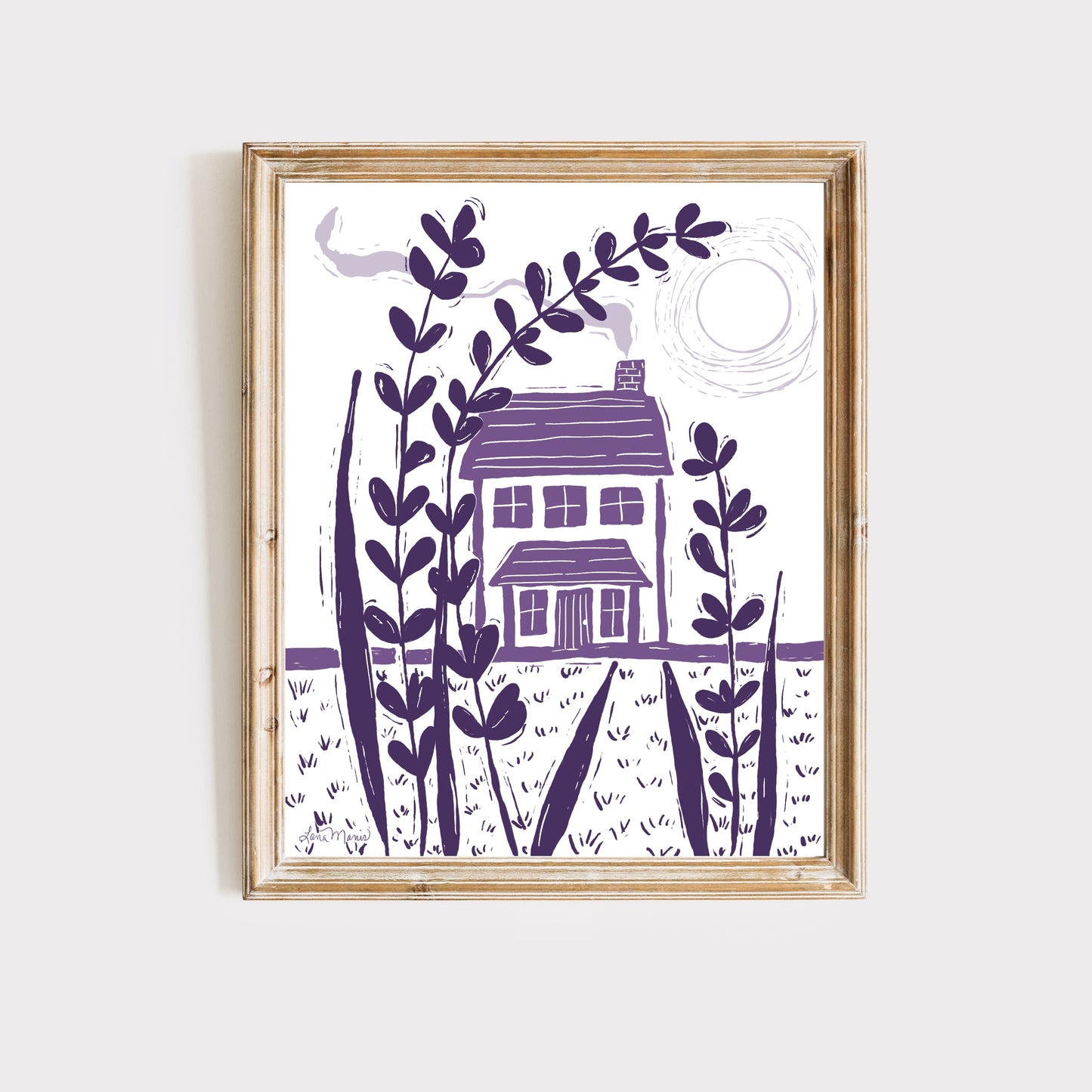 Lavender Art Print - 4 Designs