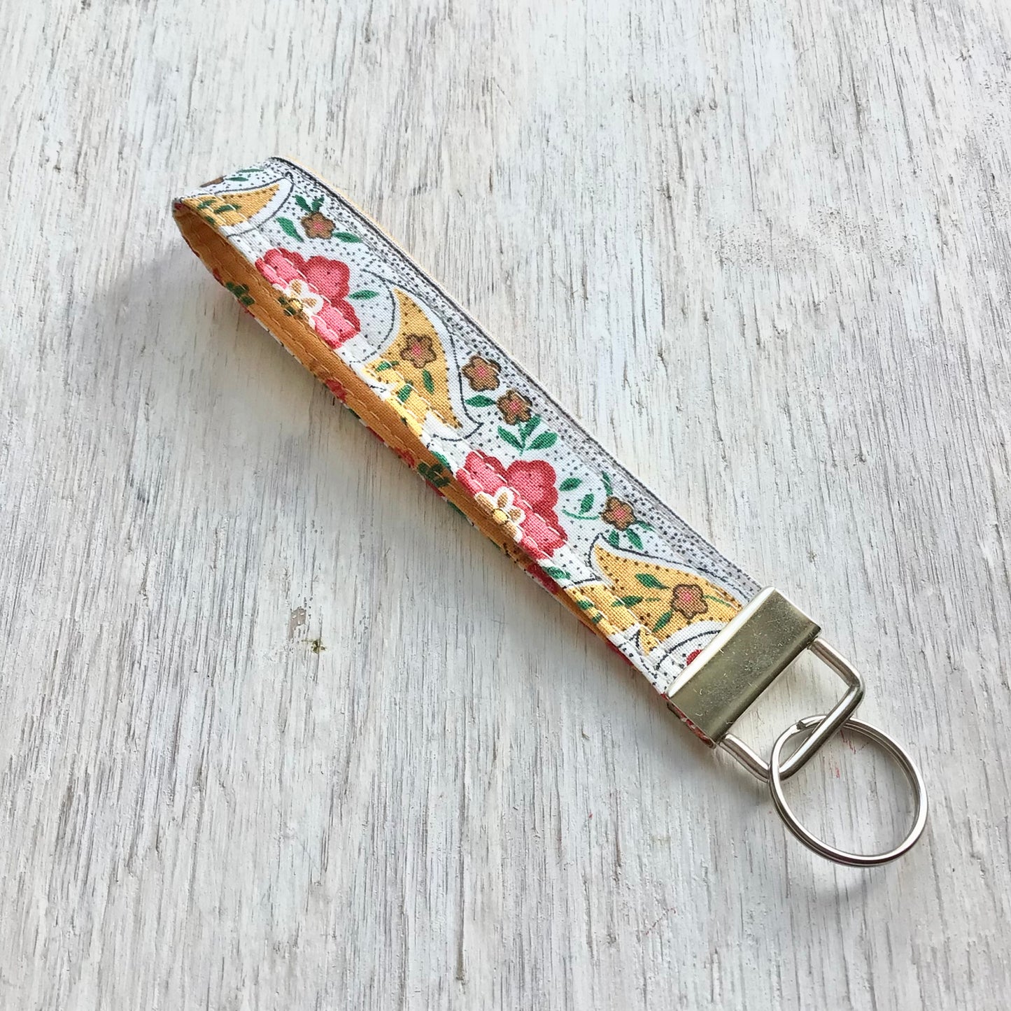 Key Fob - Charles Demery - Vintage French Fabric