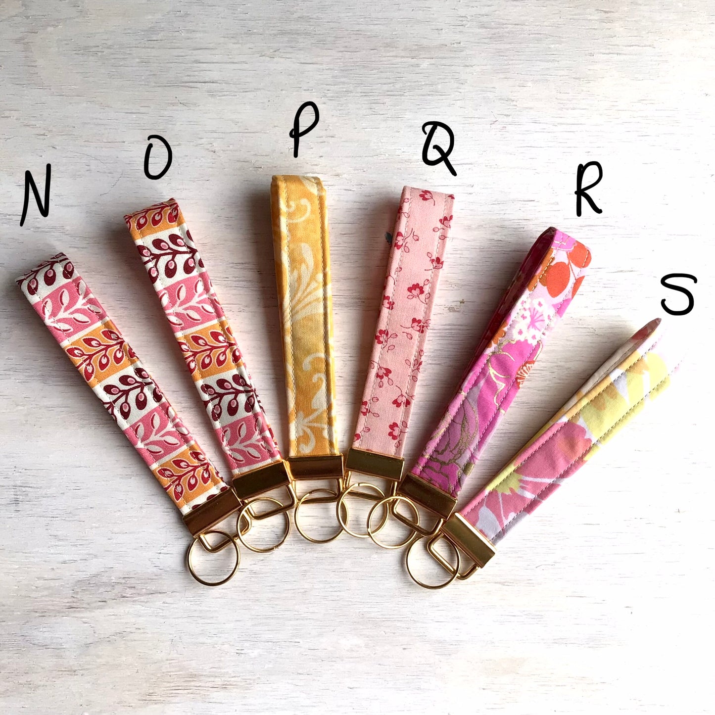 Key Fob - Happy Florals
