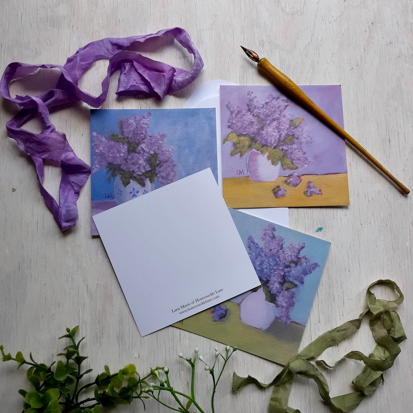 The Bee Garden Flat Notecards