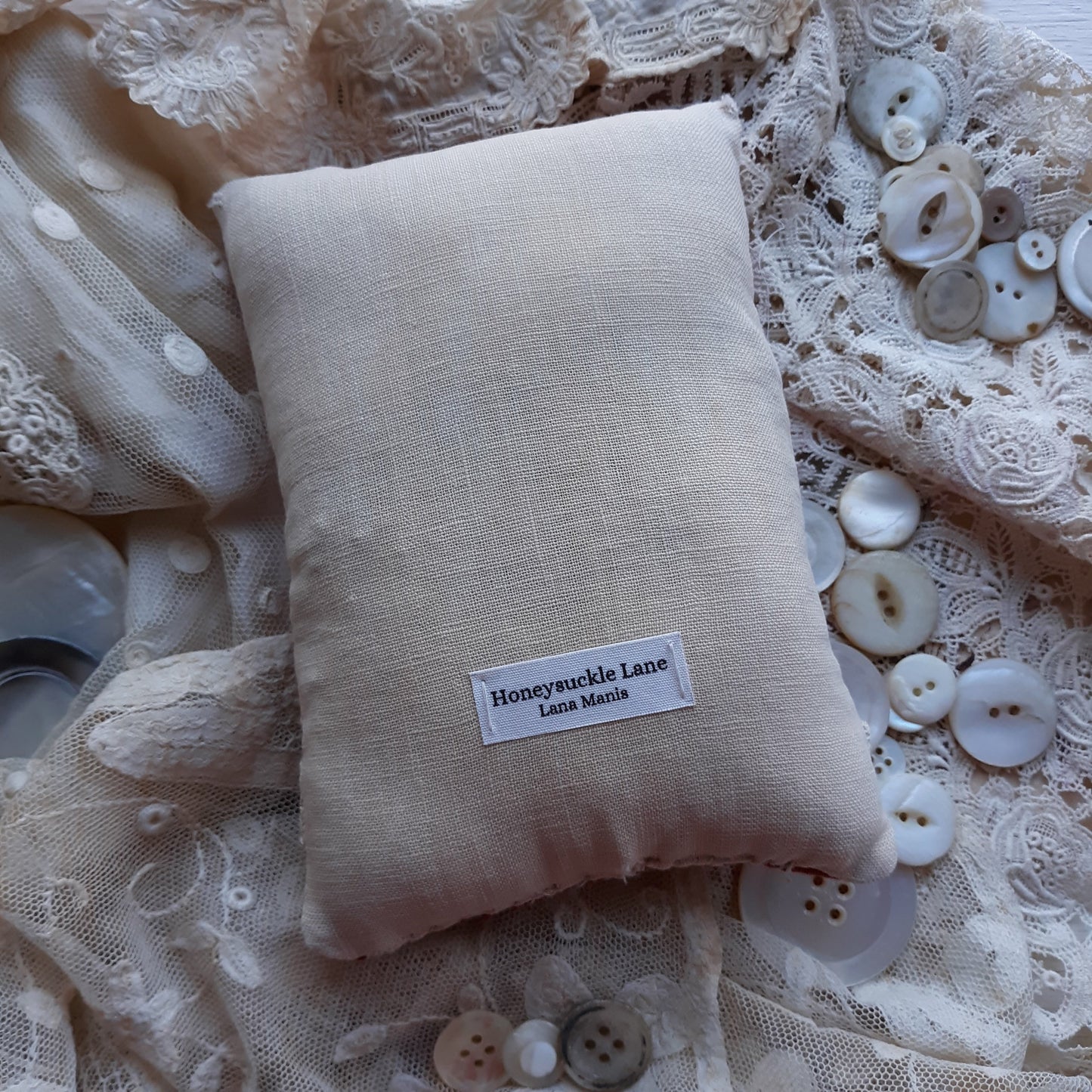 French Red Damask Lavender Sachet