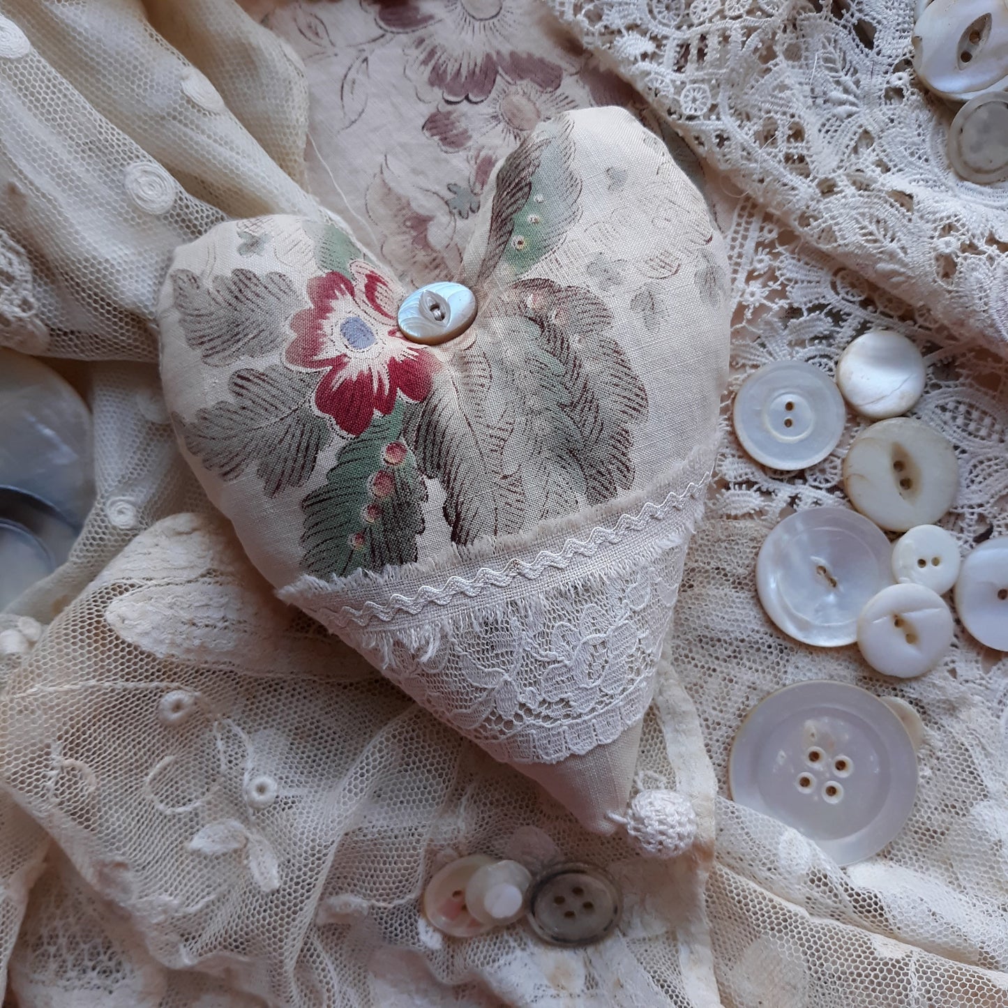 French Heart Lavender Sachet