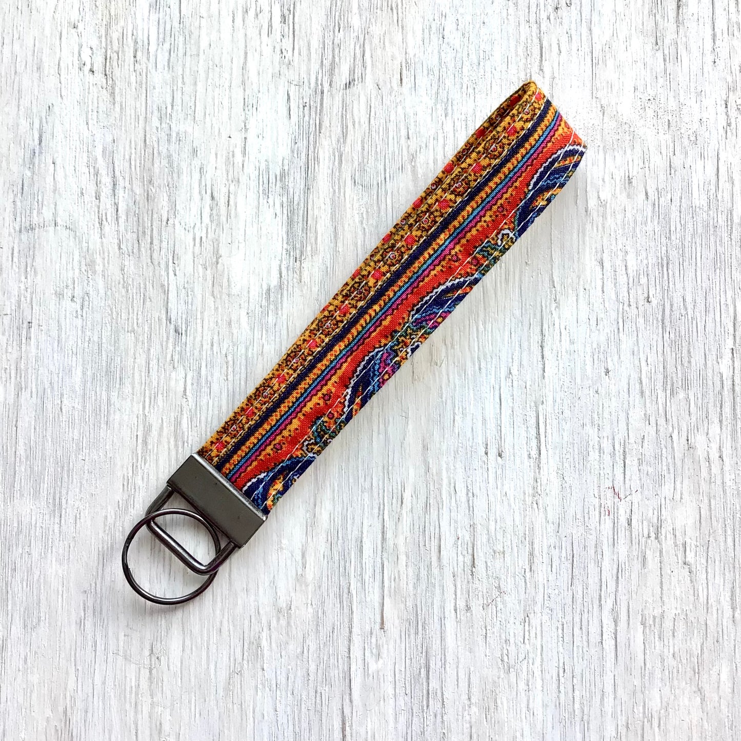 Key Fob - Charles Demery - Vintage French Fabric