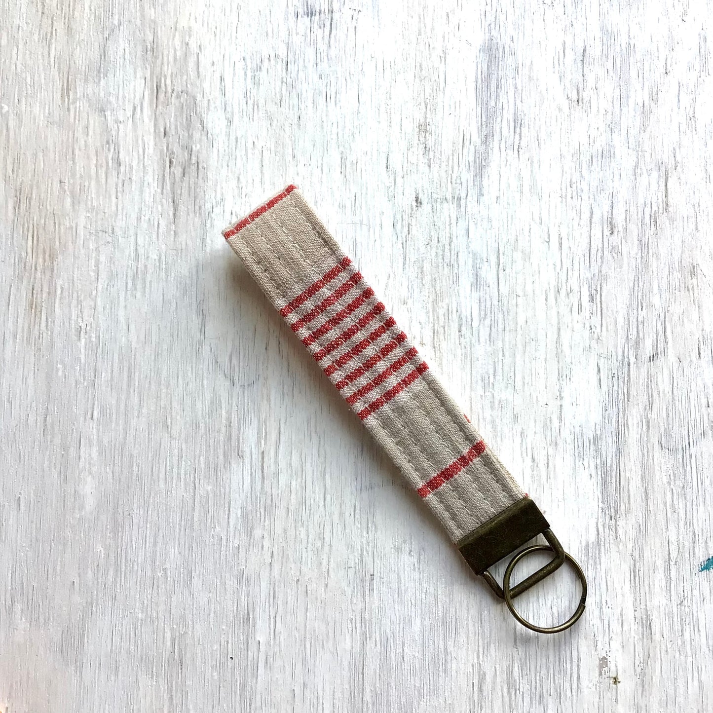 Key Fob - Antique French Ticking