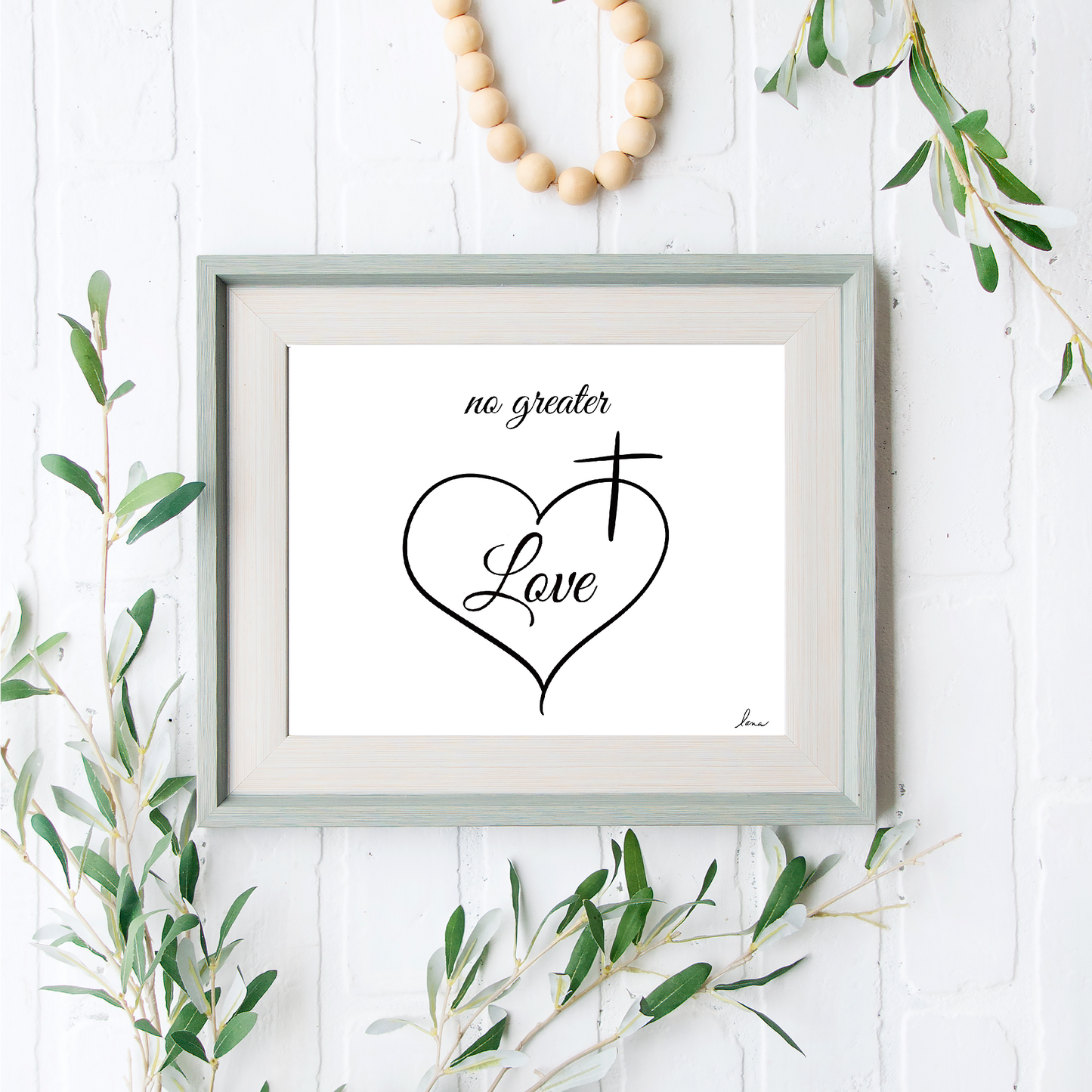 No Greater Love Art Print