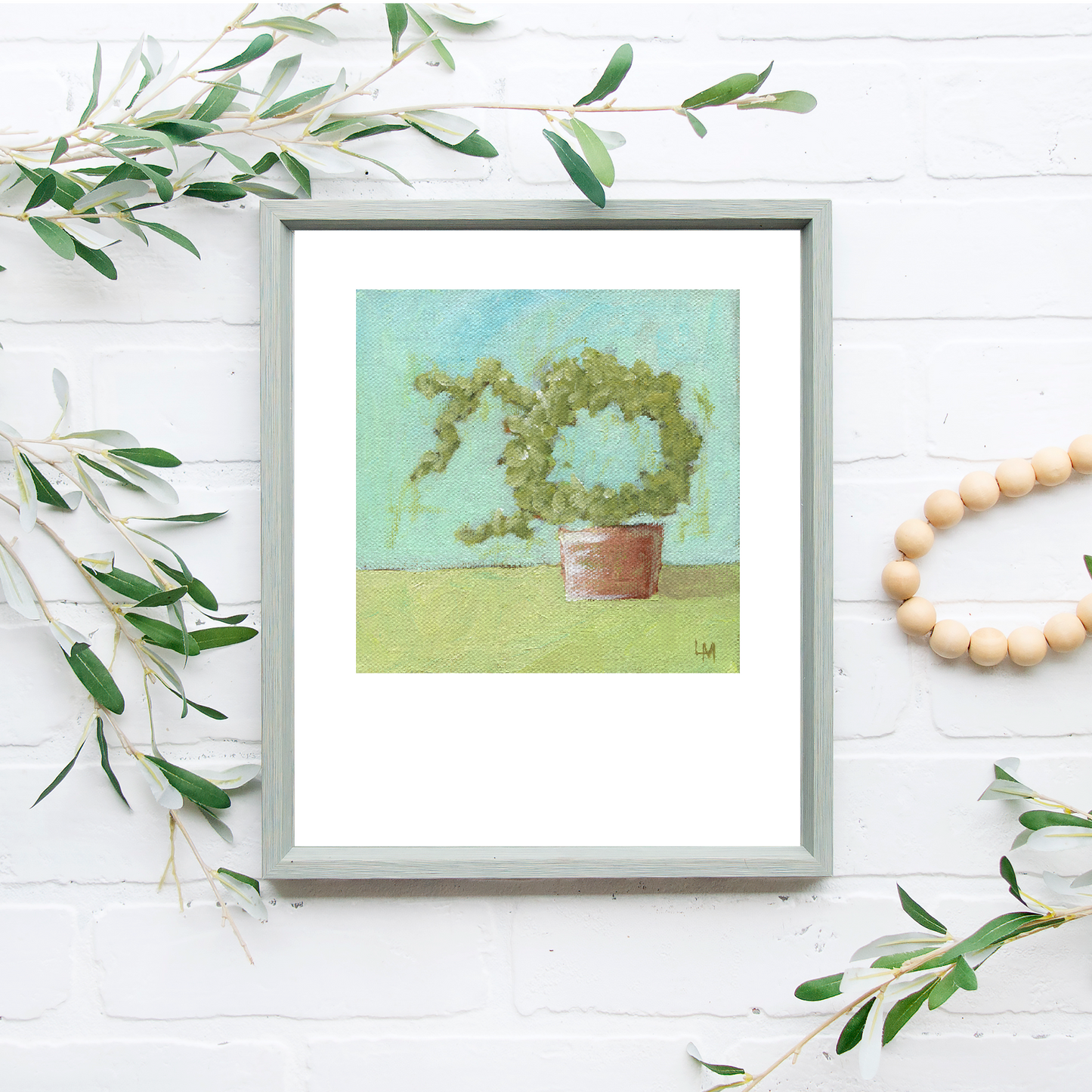 Little Rebel Topiary Art Print