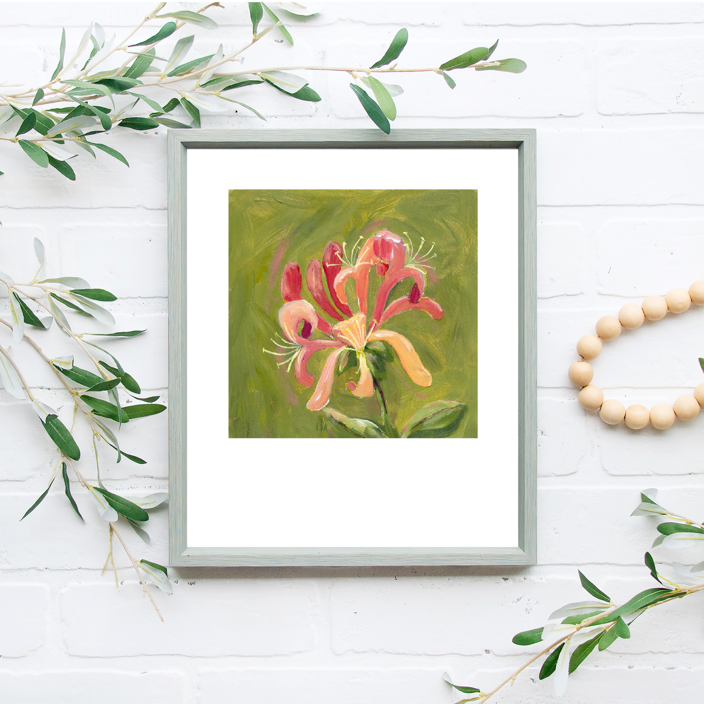 Honeysuckle Art Print