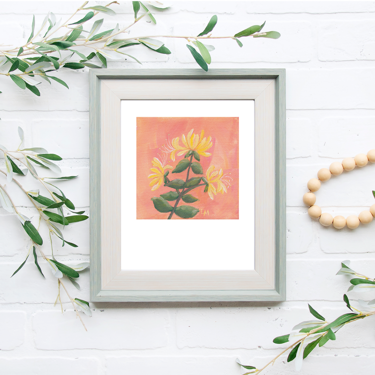 Wild Honeysuckle Art Print