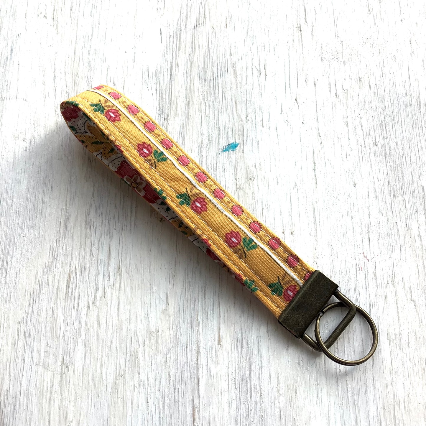 Key Fob - Charles Demery - Vintage French Fabric