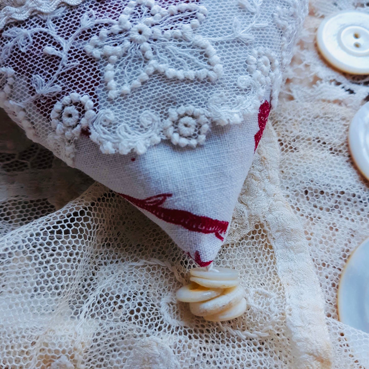 French Heart Lavender Sachet