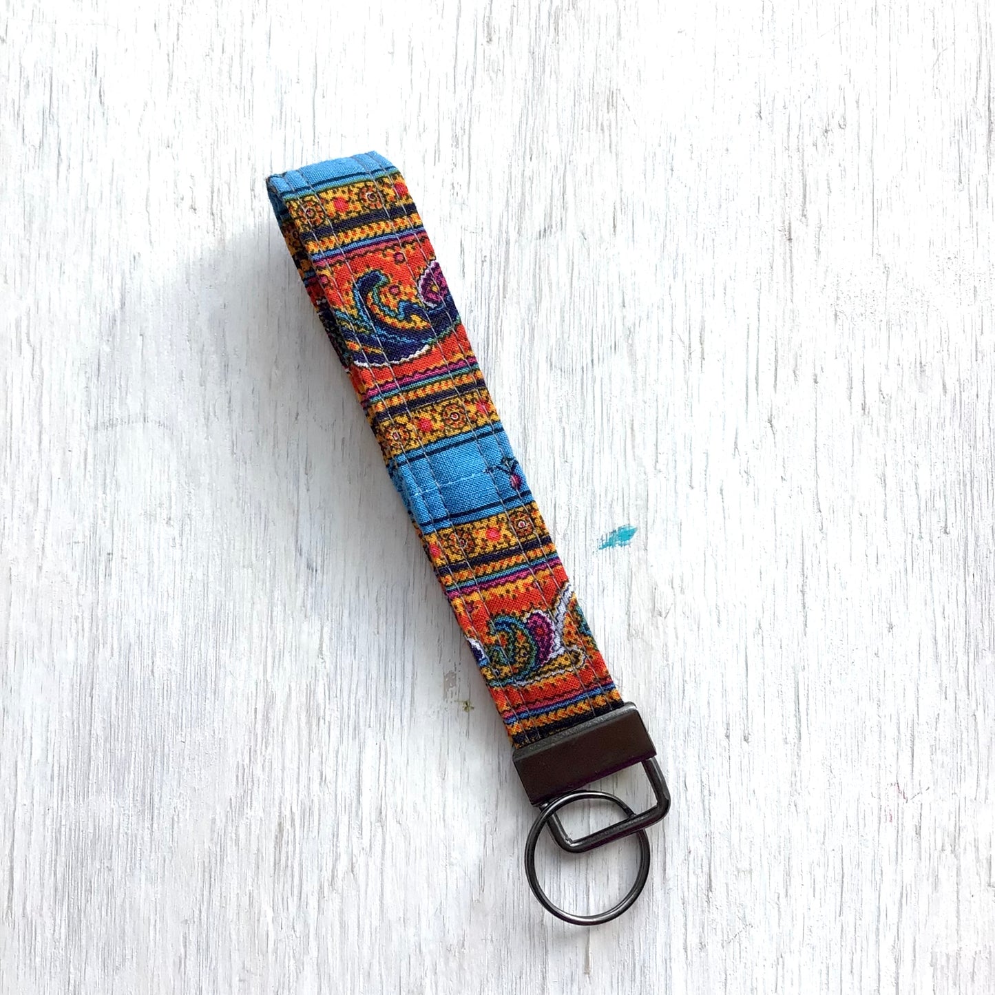 Key Fob - Charles Demery - Vintage French Fabric