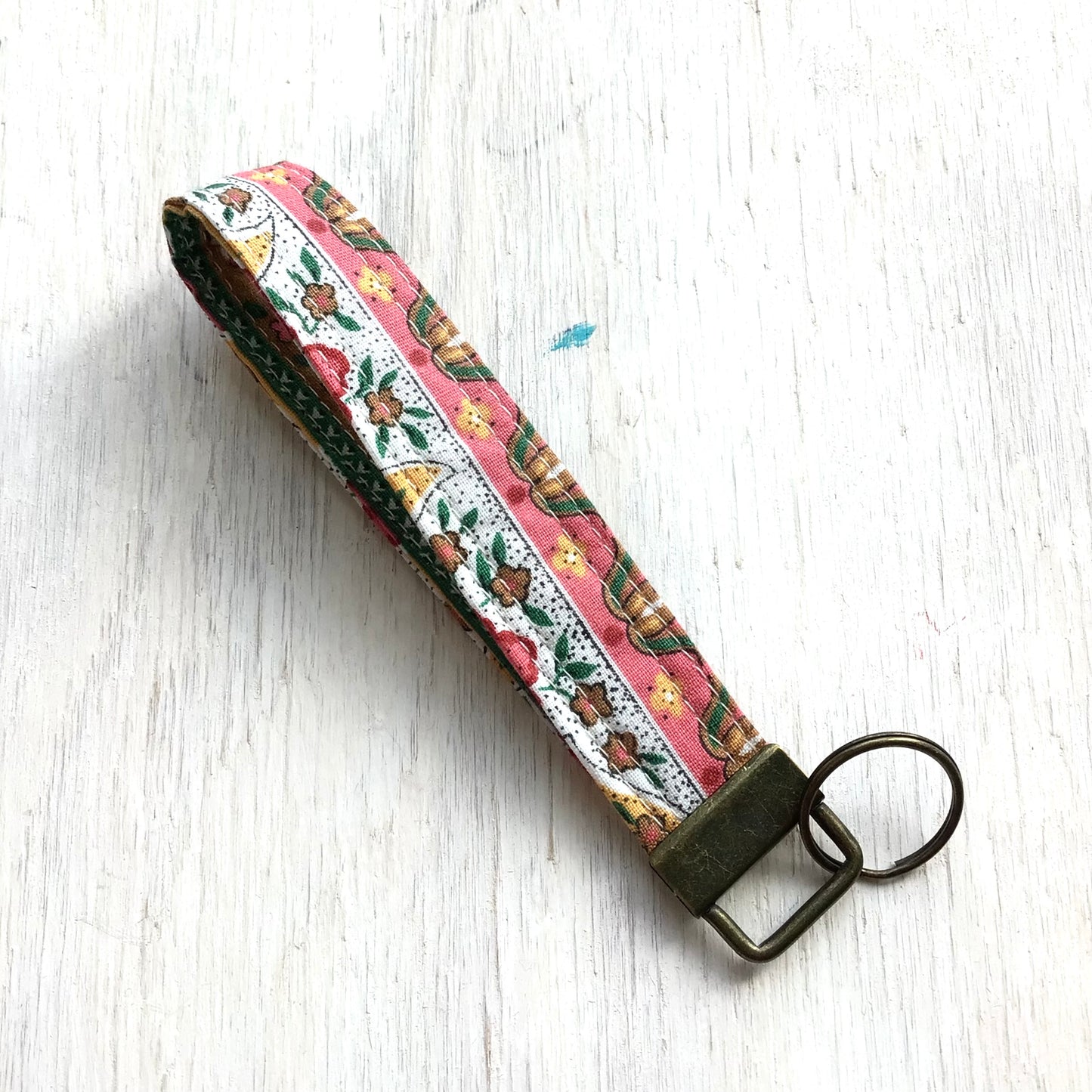 Key Fob - Charles Demery - Vintage French Fabric