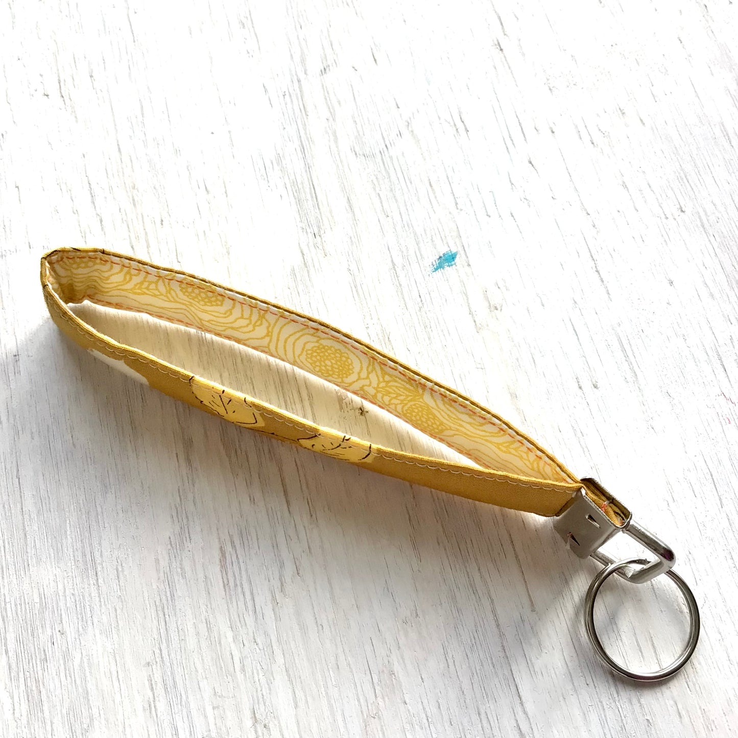 Key Fob - Modern Floral Fabric