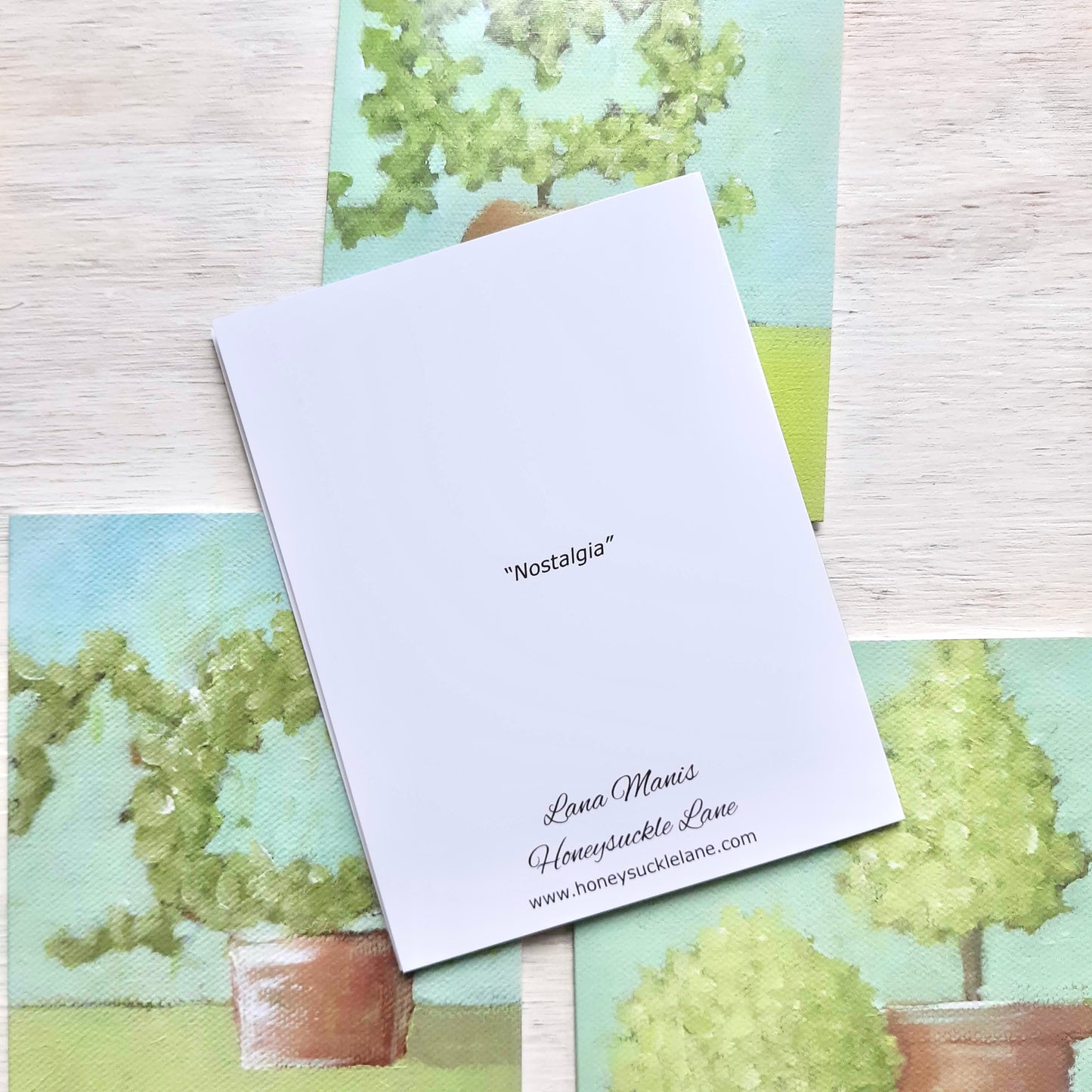 The Rose Garden Folded Notecards