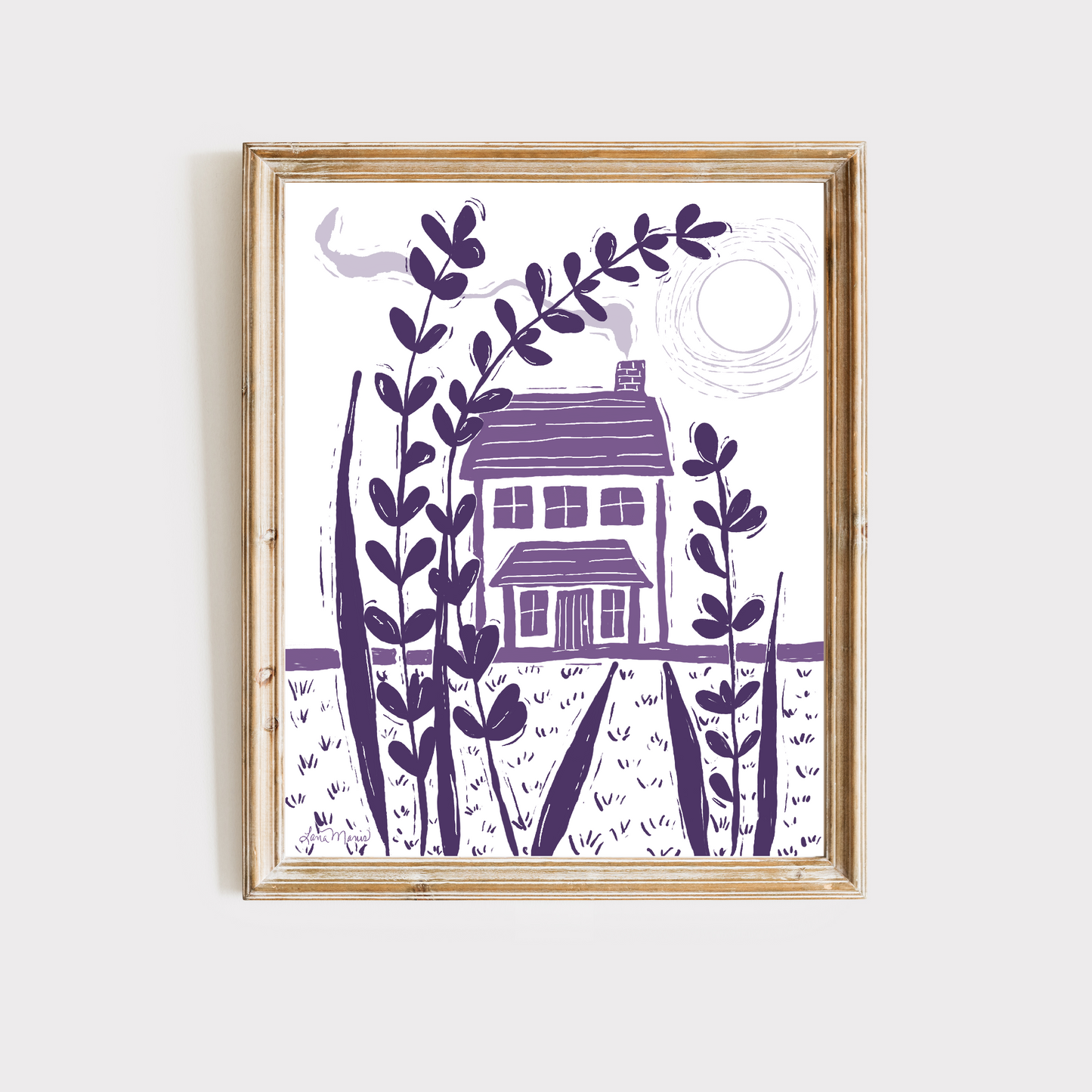 Lavender Block Prints - Art Prints - 4 Designs