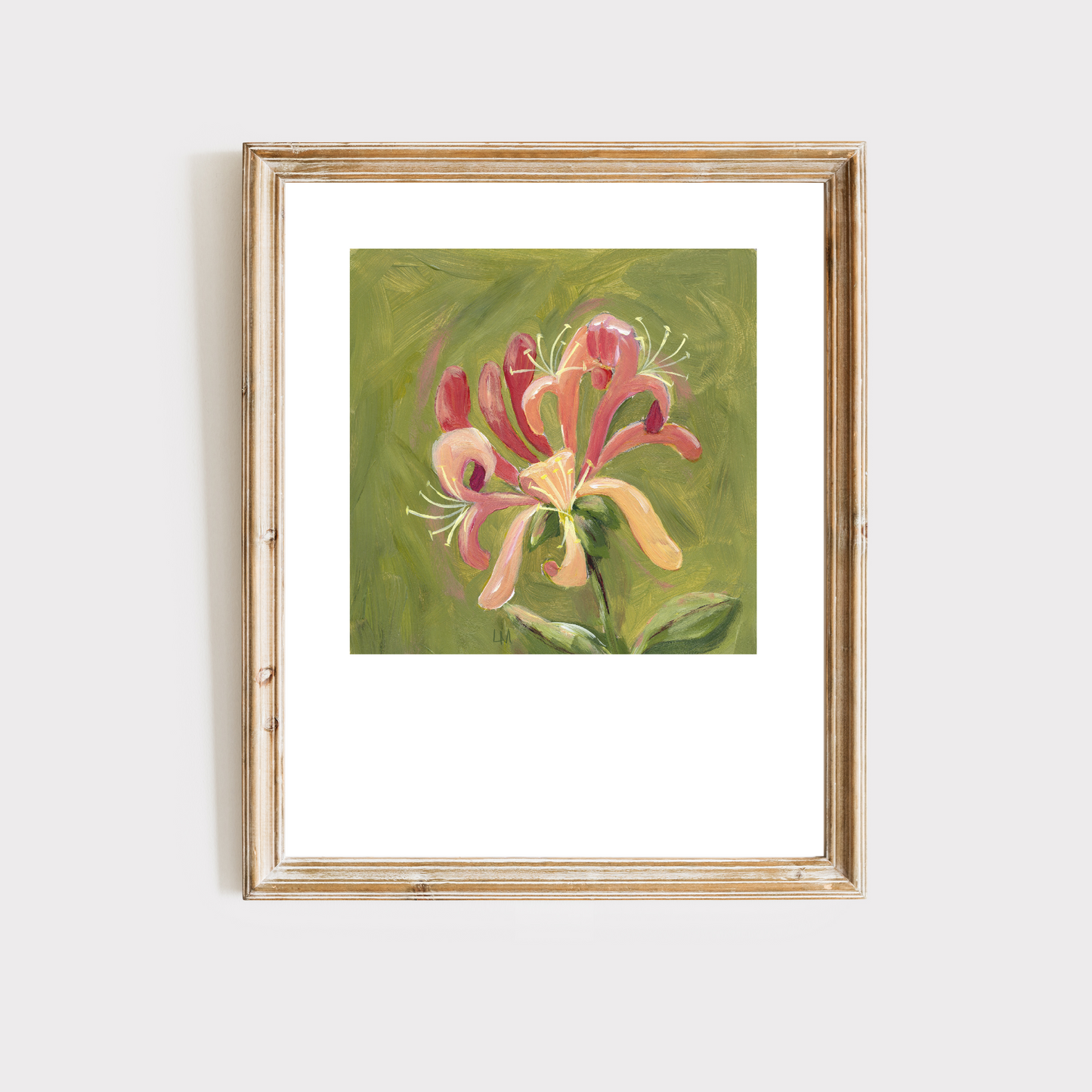 Honeysuckle Art Print