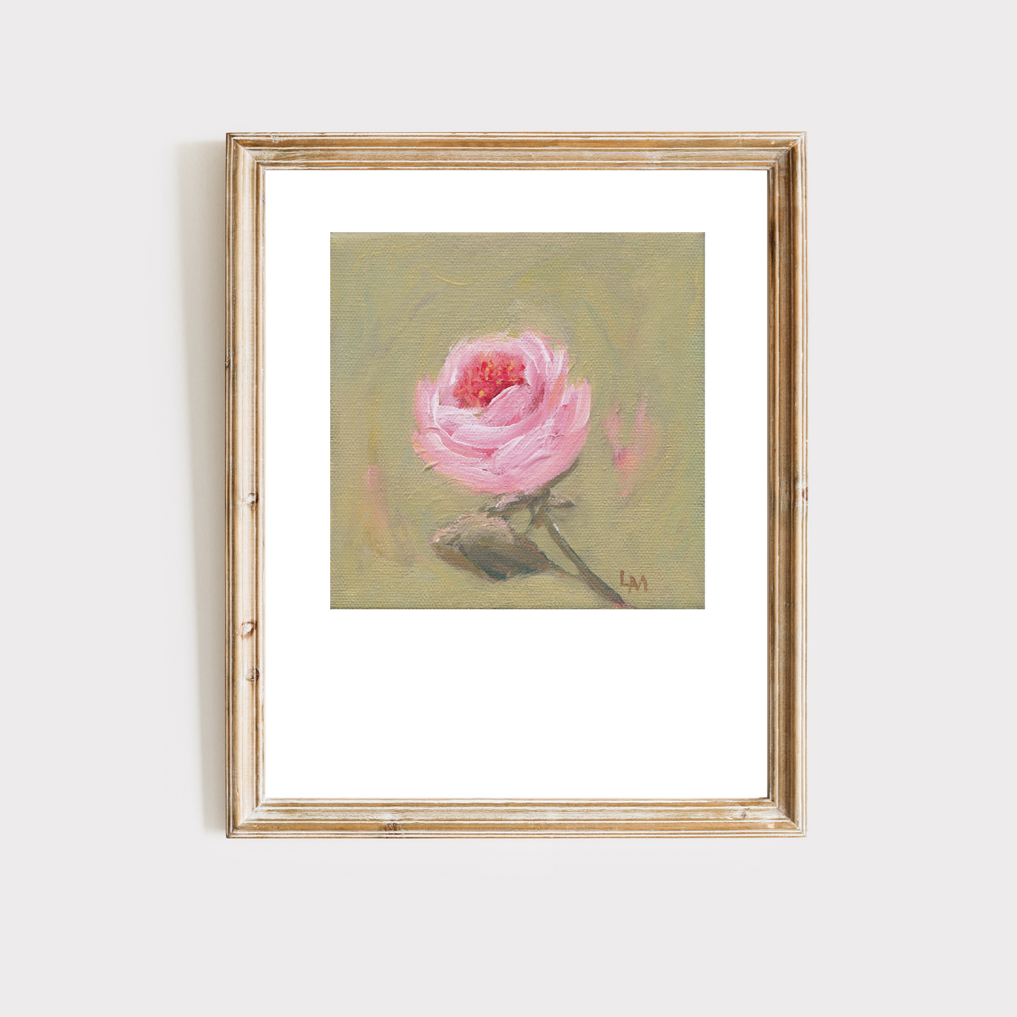 Portrait of a Rose 2 Art Print