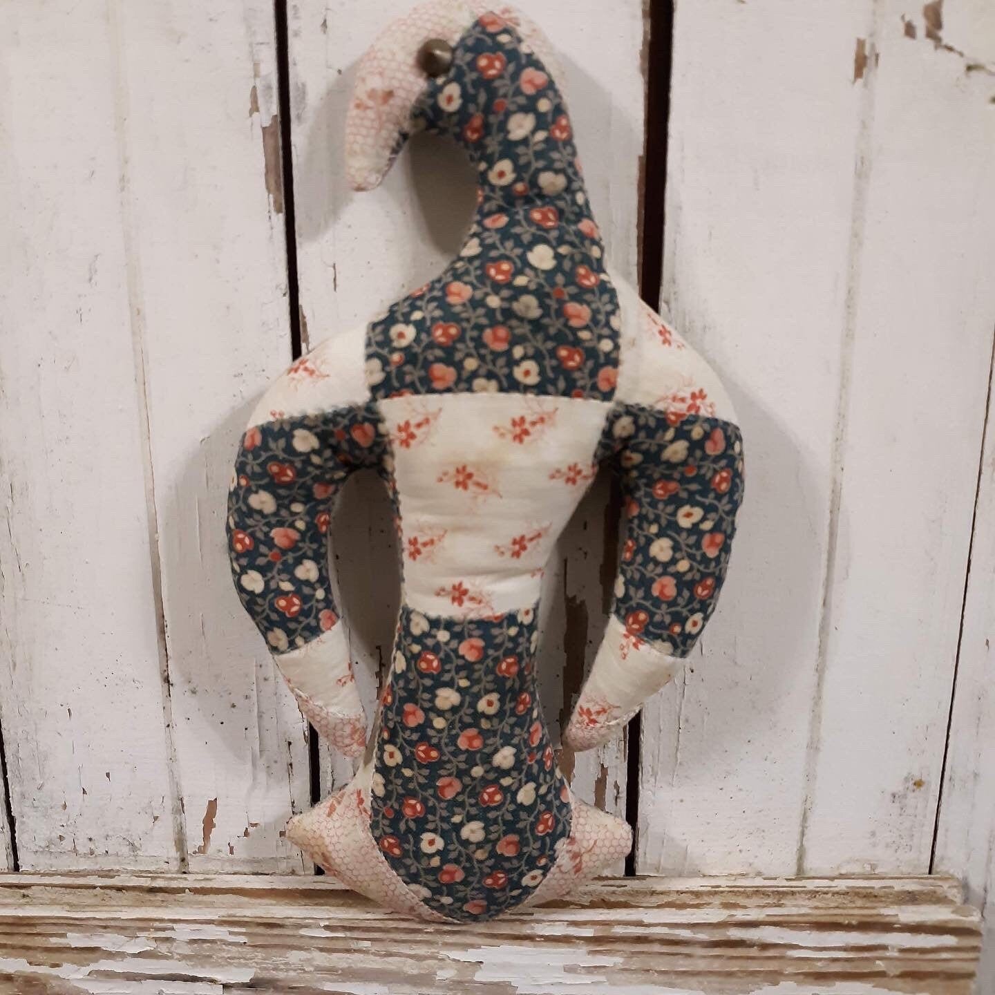 Folk Art Bird Pincushion