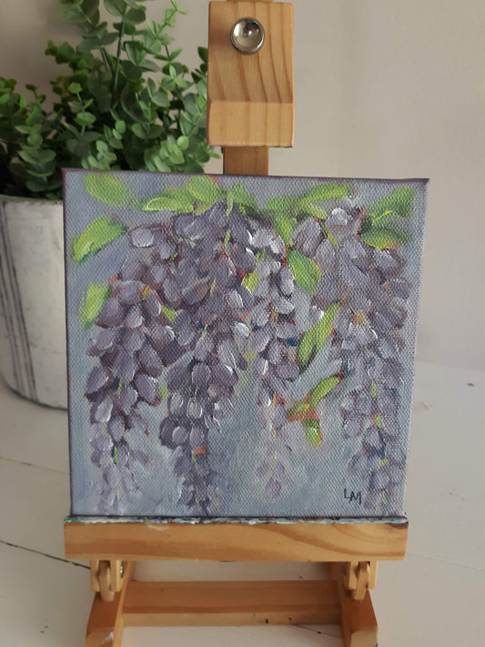 Waiting Wisteria Painting