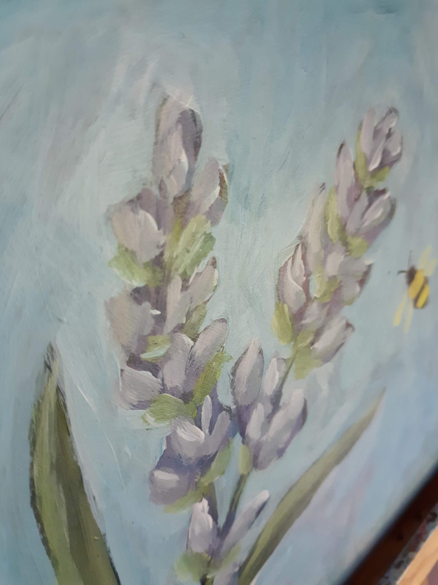 Lavender Fog Painting