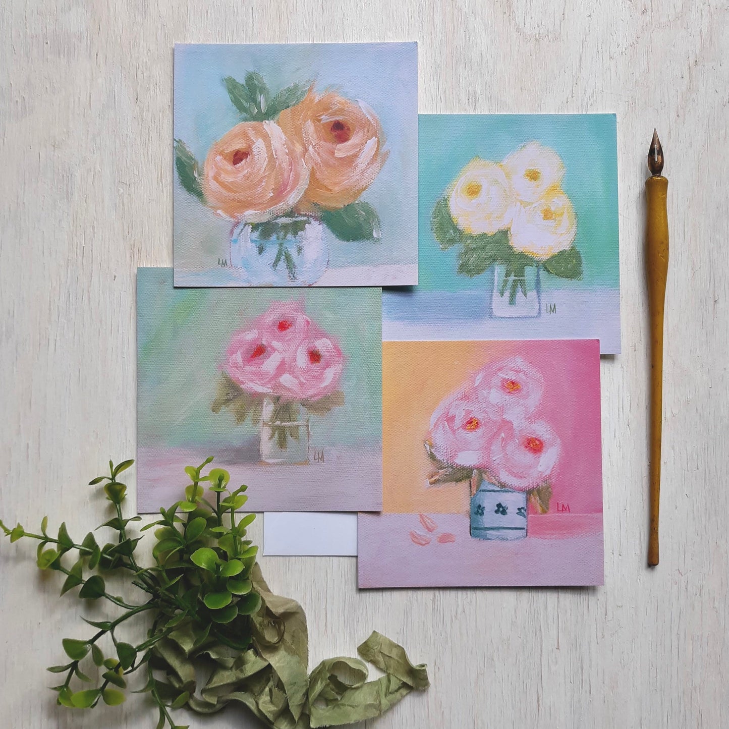 The Rose Garden Flat Notecards