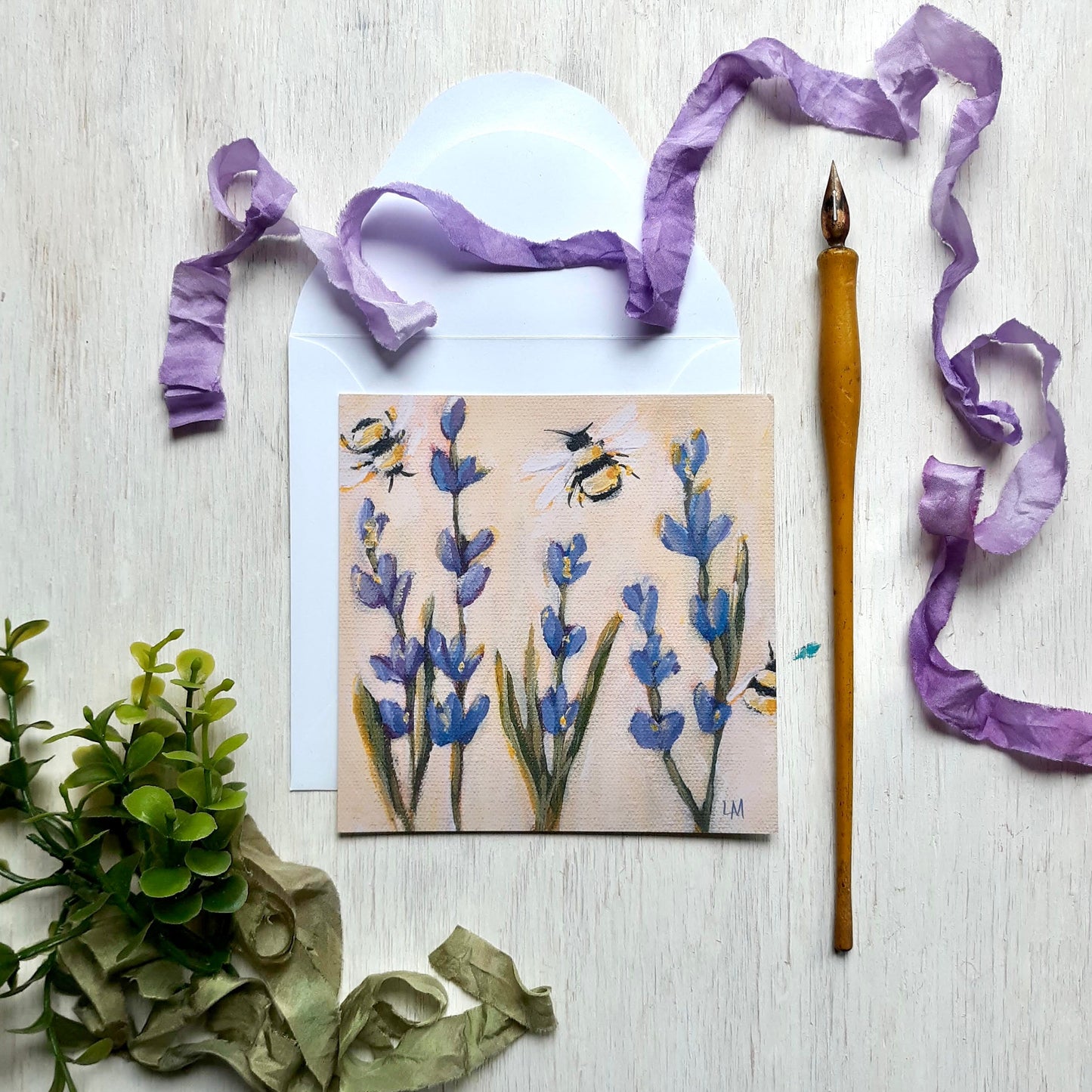 The Bee Garden Flat Notecards