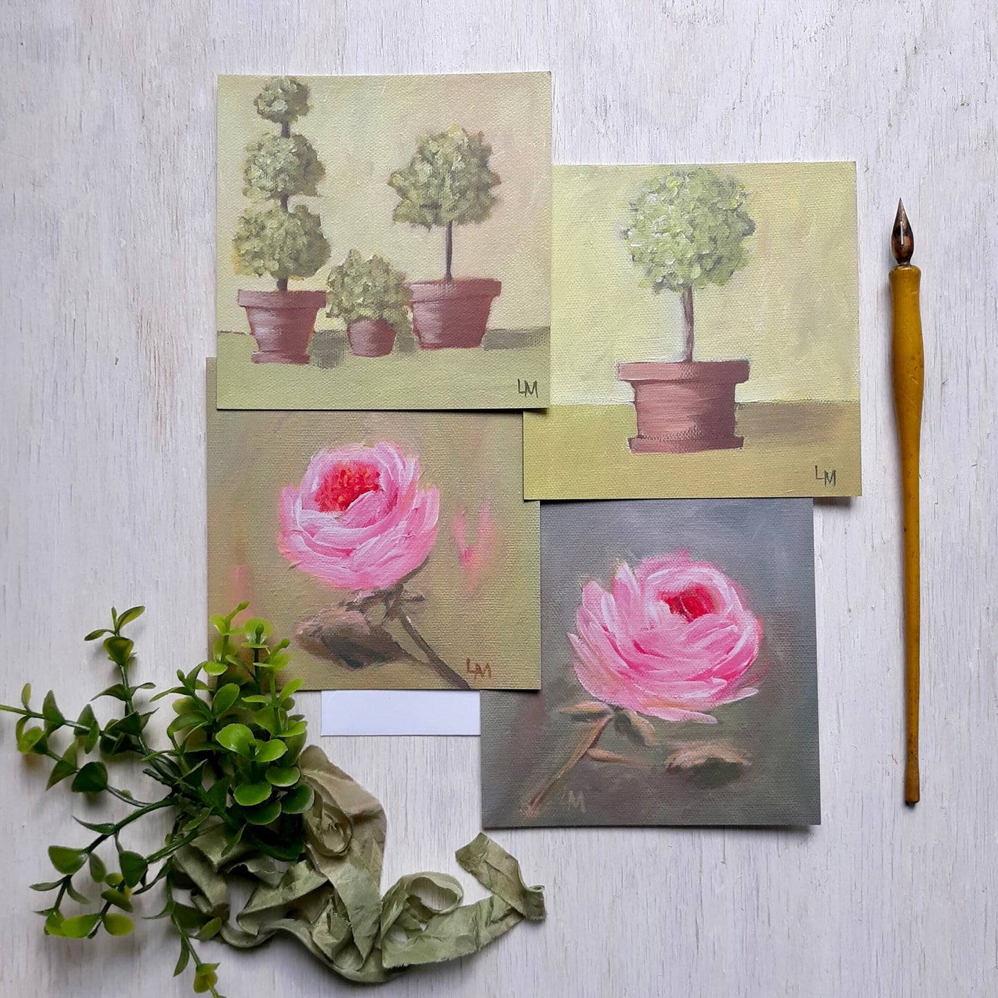 The English Garden Flat Notecards