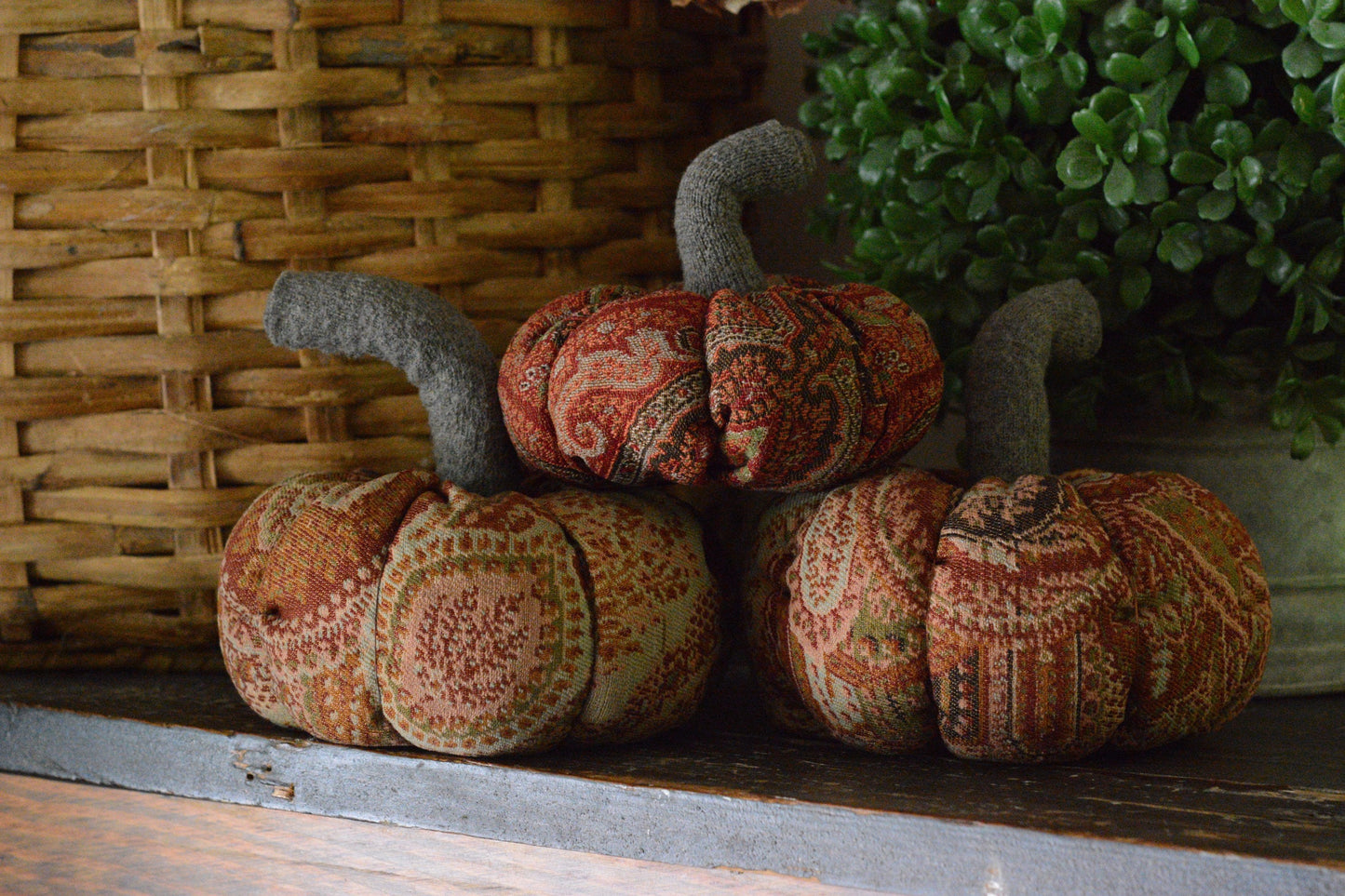 Pumpkin Wool Sweater Stem #3