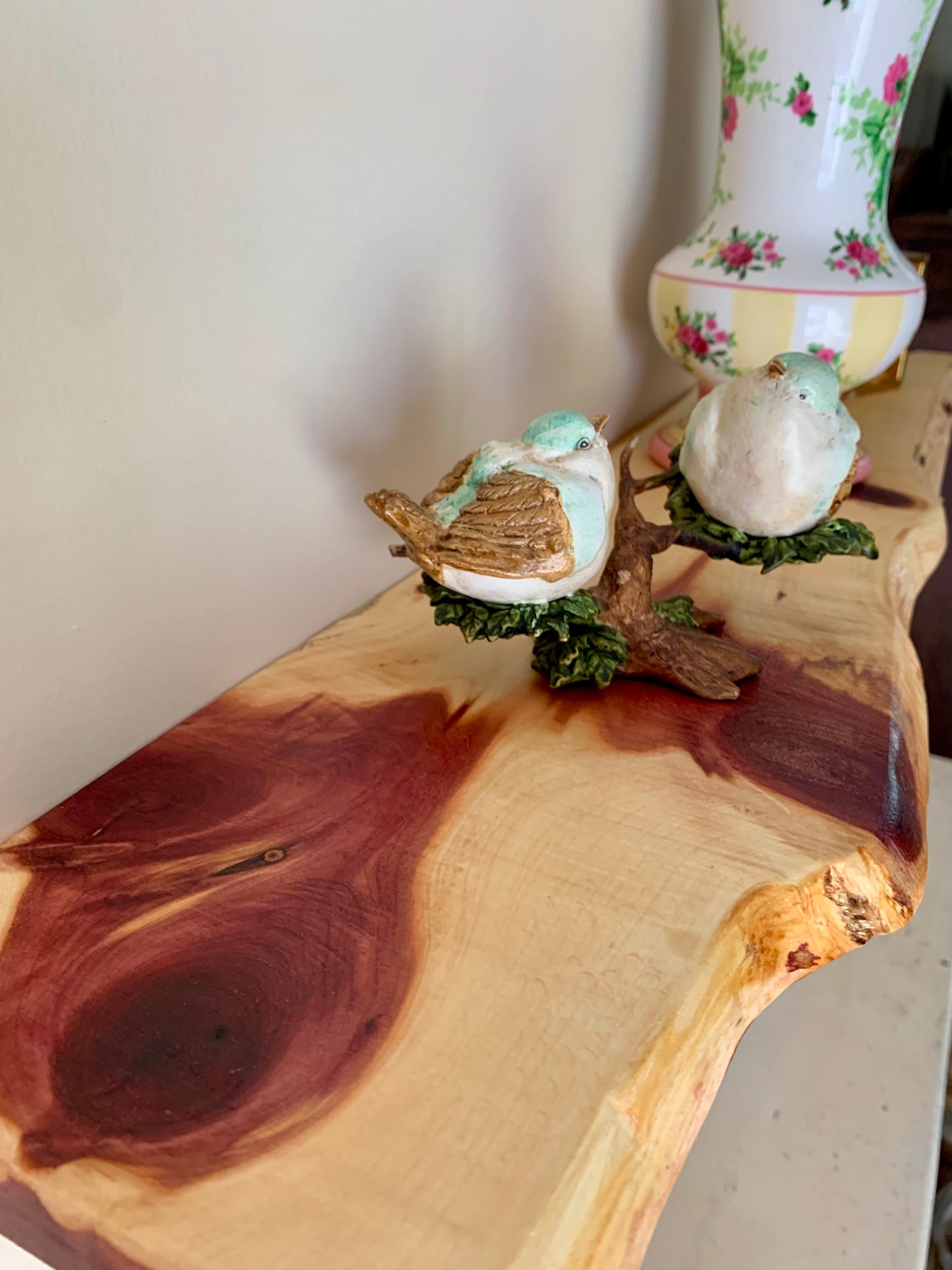 Live Edge Cedar Shelf, Locally Handcrafted - LOCAL PICKUP ONLY