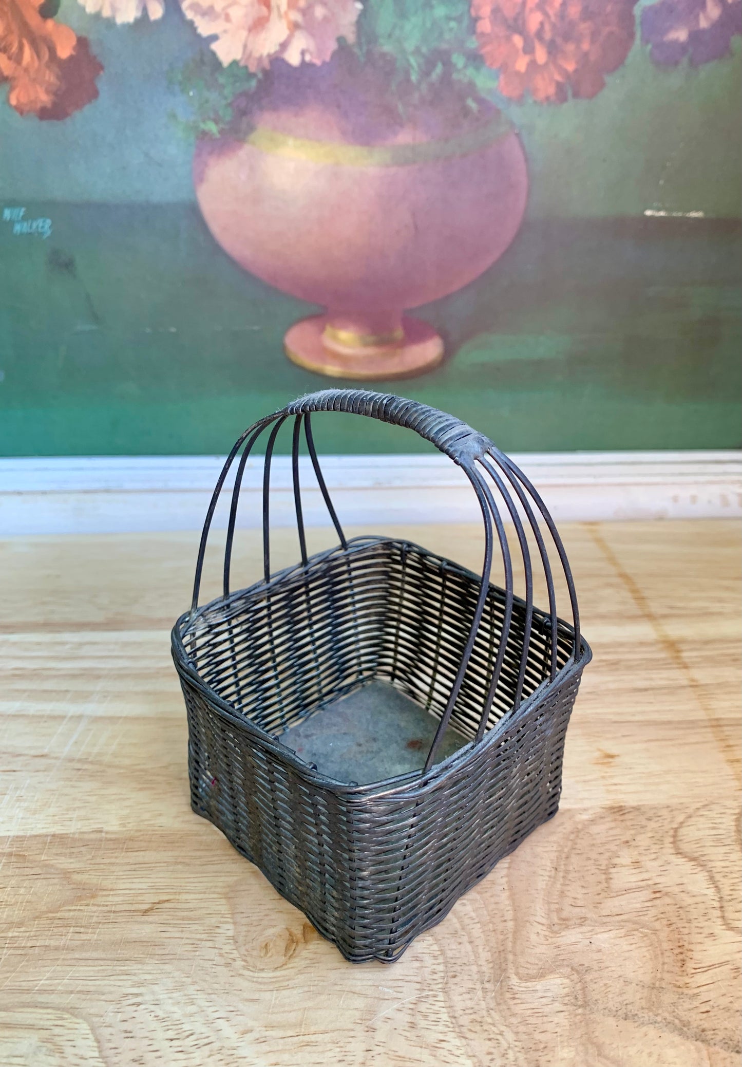 Vintage Silver Basket