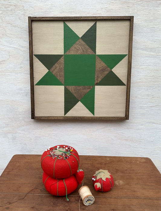 Barn Quilt Wall Art - Ohio Star