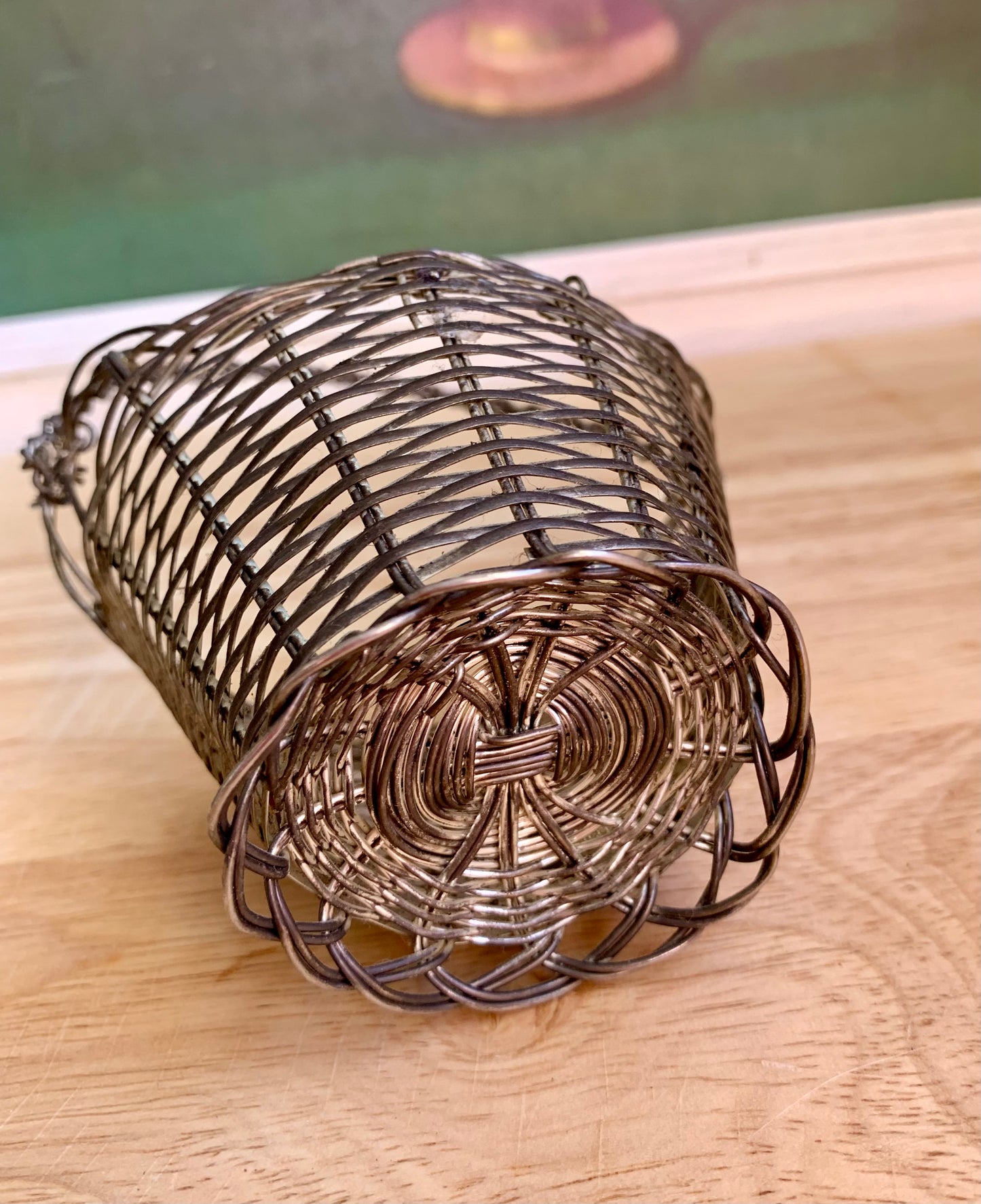 Avon President’s Club Vintage Silver Plated Basket