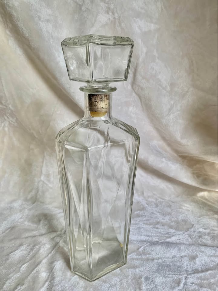 3 Mid-Century Decanters, for Collections or Flower Vases, Retro Decor