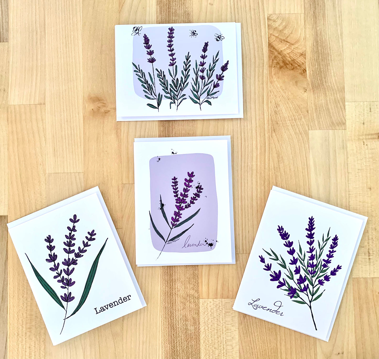 Lavender Note Cards